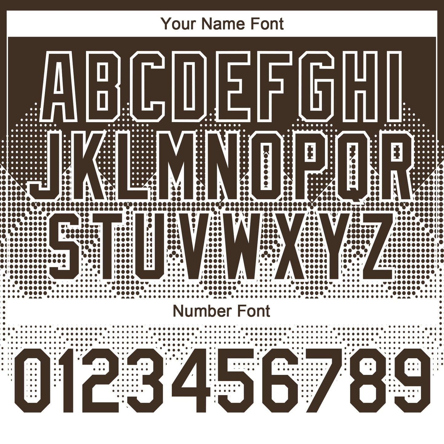 Custom Brown White 3D Gradient Square Shape Authentic Baseball Jersey - Sky-Custom