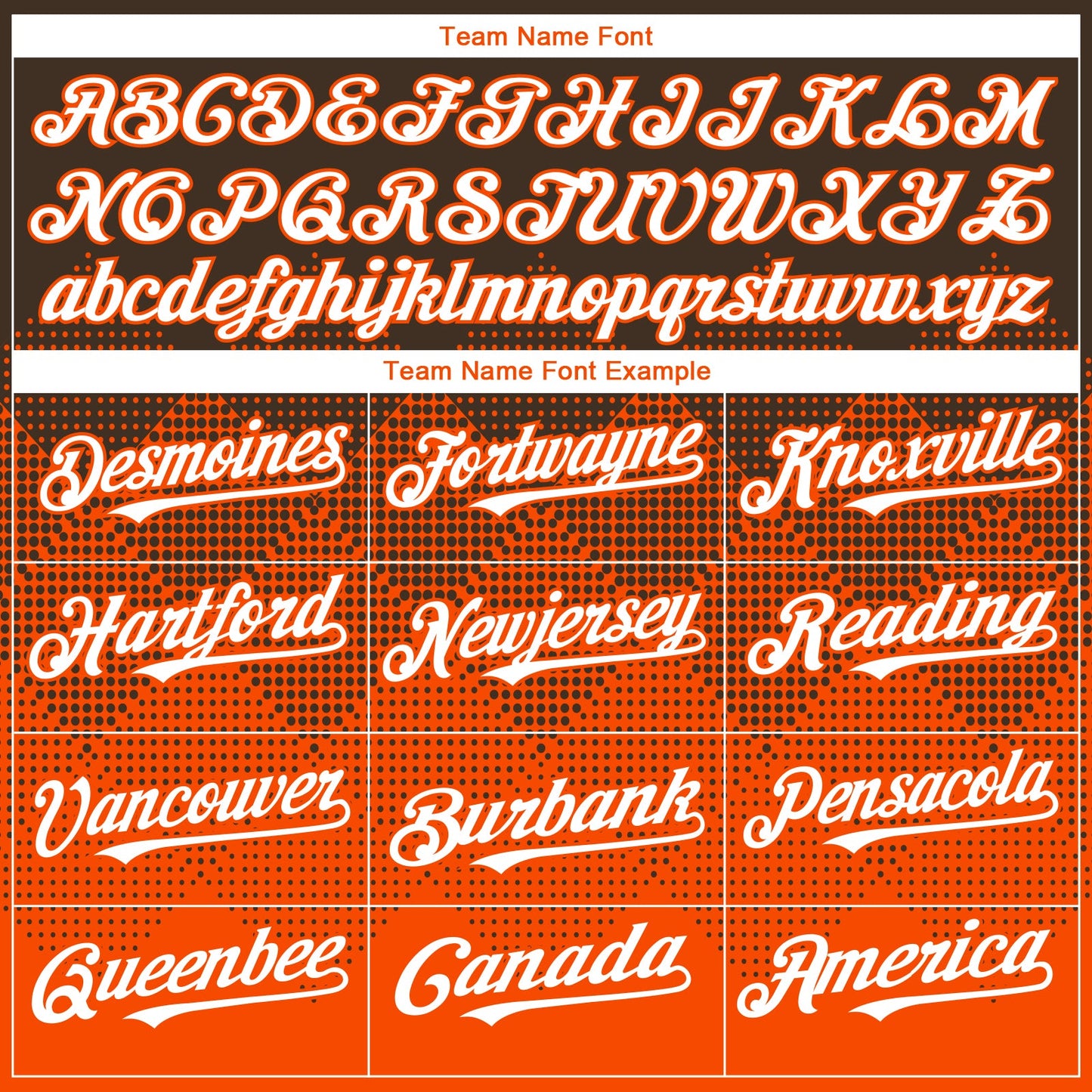 Custom Brown White-Orange 3D Gradient Square Shape Authentic Baseball Jersey - Sky-Custom