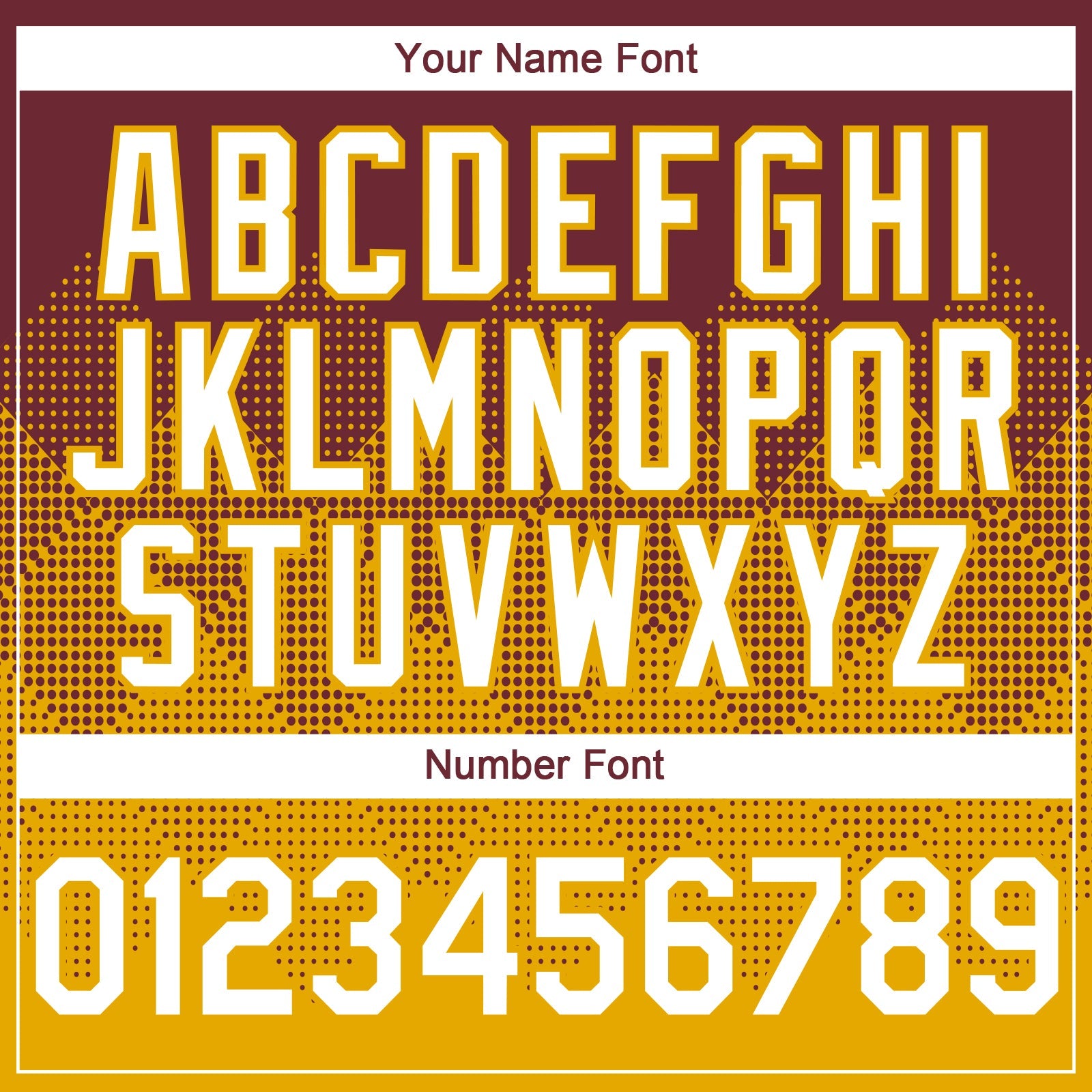 Custom Burgundy White-Gold 3D Gradient Square Shape Authentic Baseball Jersey - Sky-Custom