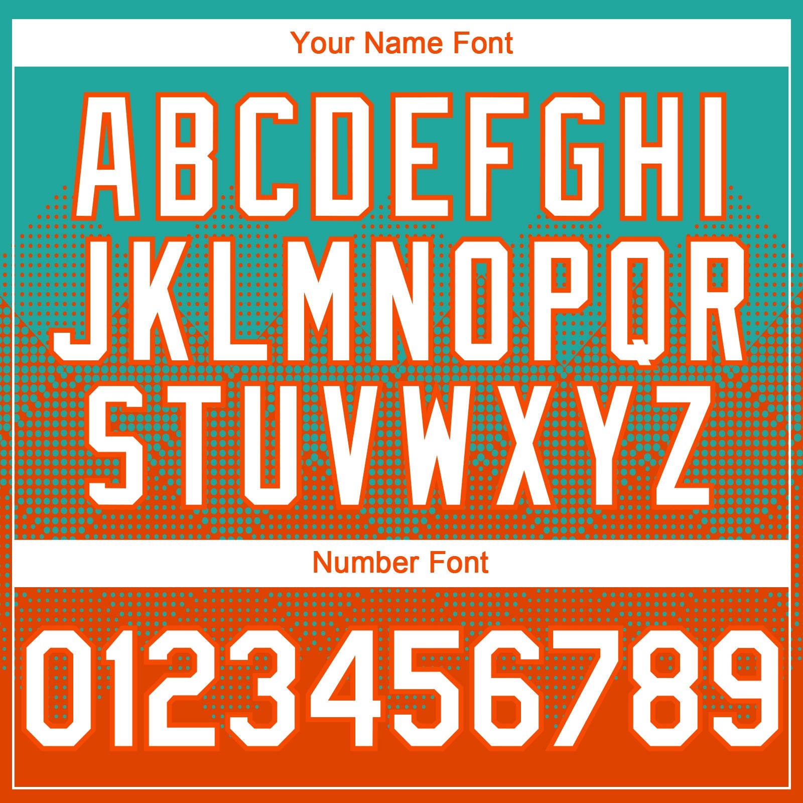 Custom Aqua White-Orange 3D Gradient Square Shape Authentic Baseball Jersey - Sky-Custom