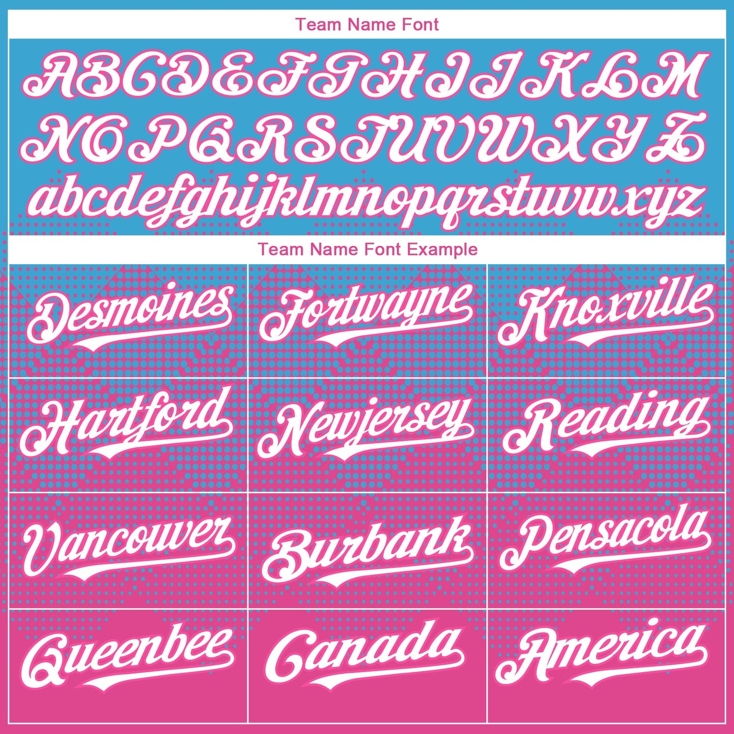 Custom Sky Blue White-Pink 3D Gradient Square Shape Authentic Baseball Jersey - Sky-Custom