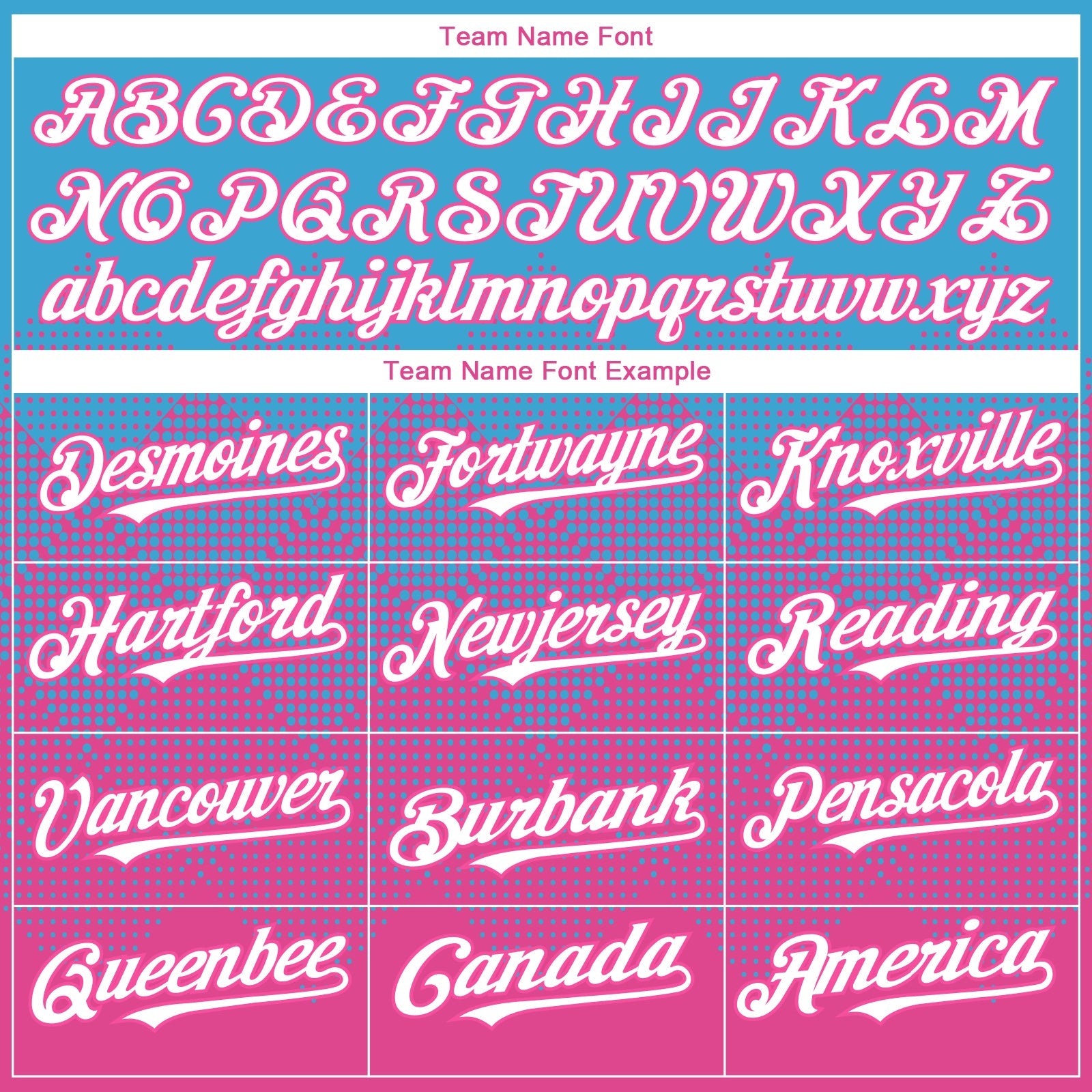 Custom Sky Blue White-Pink 3D Gradient Square Shape Authentic Baseball Jersey - Sky-Custom