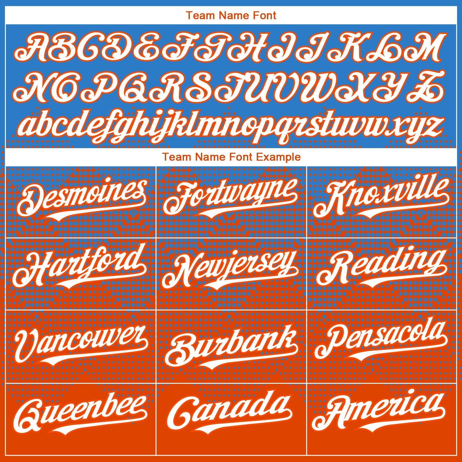 Custom Electric Blue White-Orange 3D Gradient Square Shape Authentic Baseball Jersey - Sky-Custom
