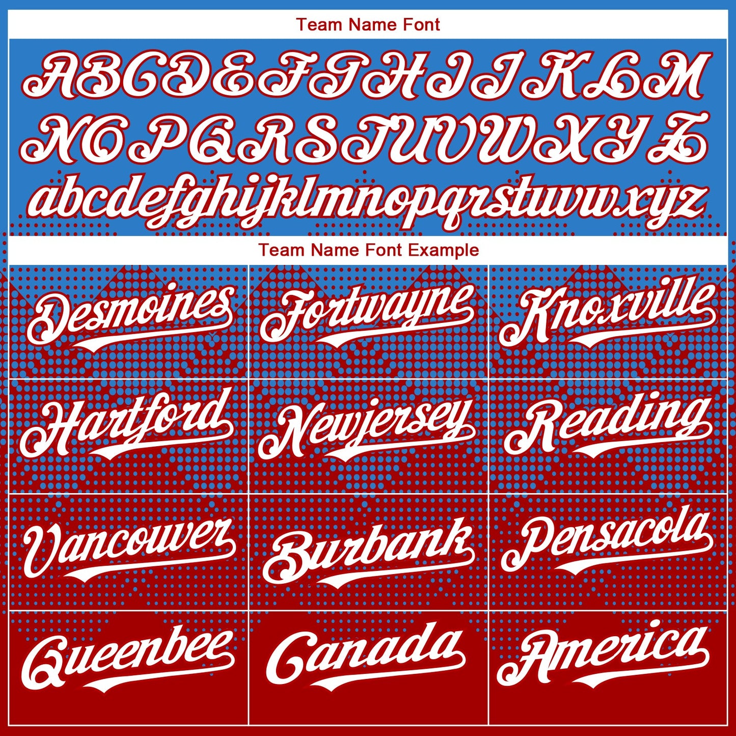 Custom Electric Blue White-Red 3D Gradient Square Shape Authentic Baseball Jersey - Sky-Custom