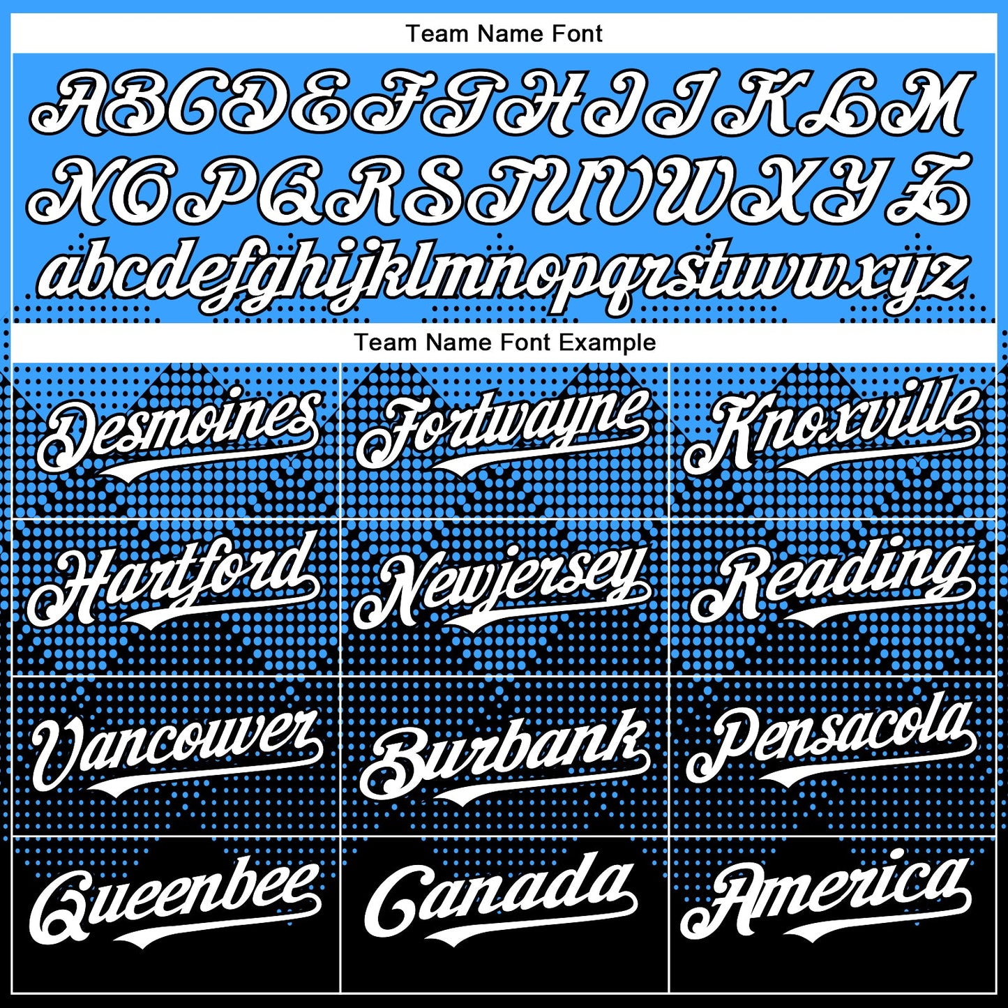 Custom Electric Blue White-Black 3D Gradient Square Shape Authentic Baseball Jersey - Sky-Custom