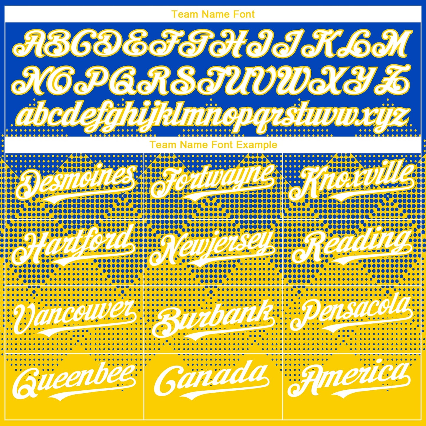 Custom Thunder Blue White-Yellow 3D Gradient Square Shape Authentic Baseball Jersey - Sky-Custom