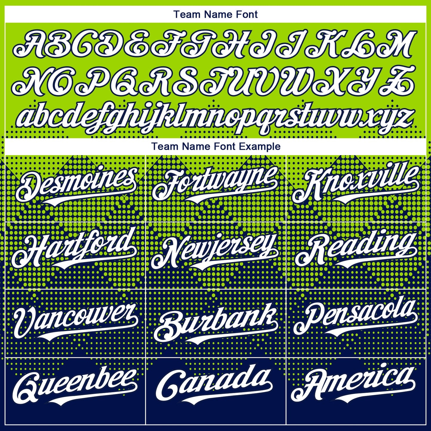Custom Neon Green White-Navy 3D Gradient Square Shape Authentic Baseball Jersey - Sky-Custom