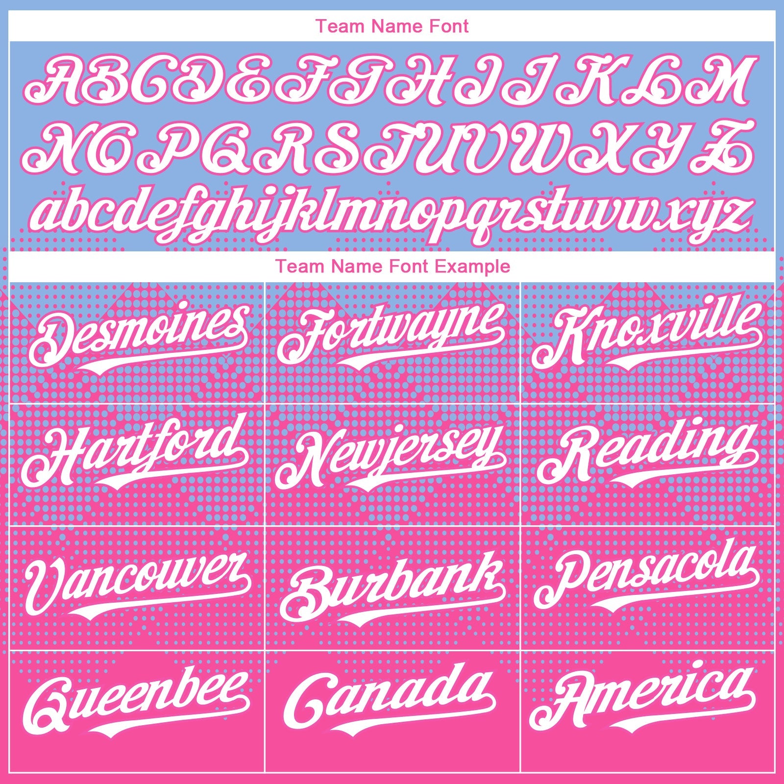Custom Light Blue White-Pink 3D Gradient Square Shape Authentic Baseball Jersey - Sky-Custom