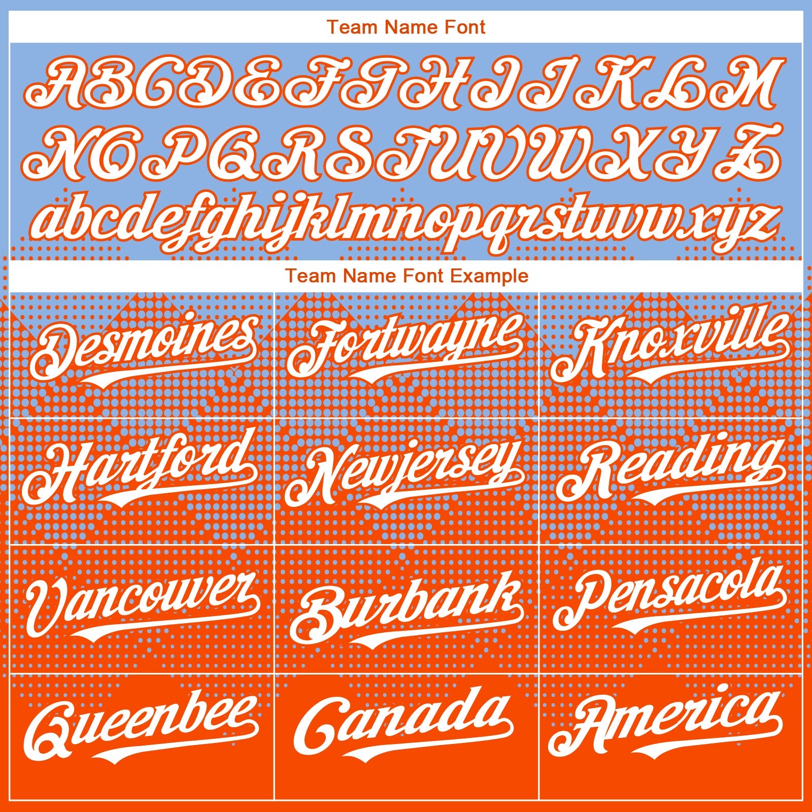 Custom Light Blue White-Orange 3D Gradient Square Shape Authentic Baseball Jersey - Sky-Custom