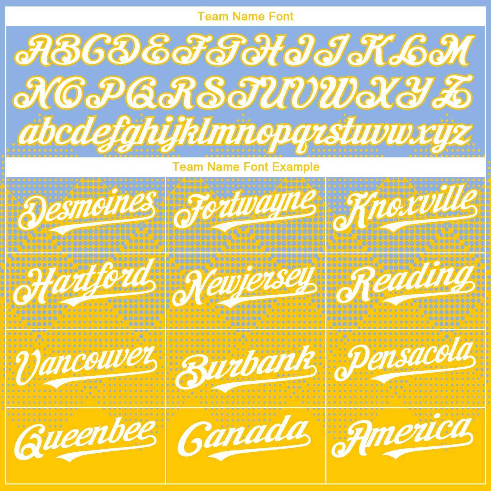Custom Light Blue White-Yellow 3D Gradient Square Shape Authentic Baseball Jersey - Sky-Custom