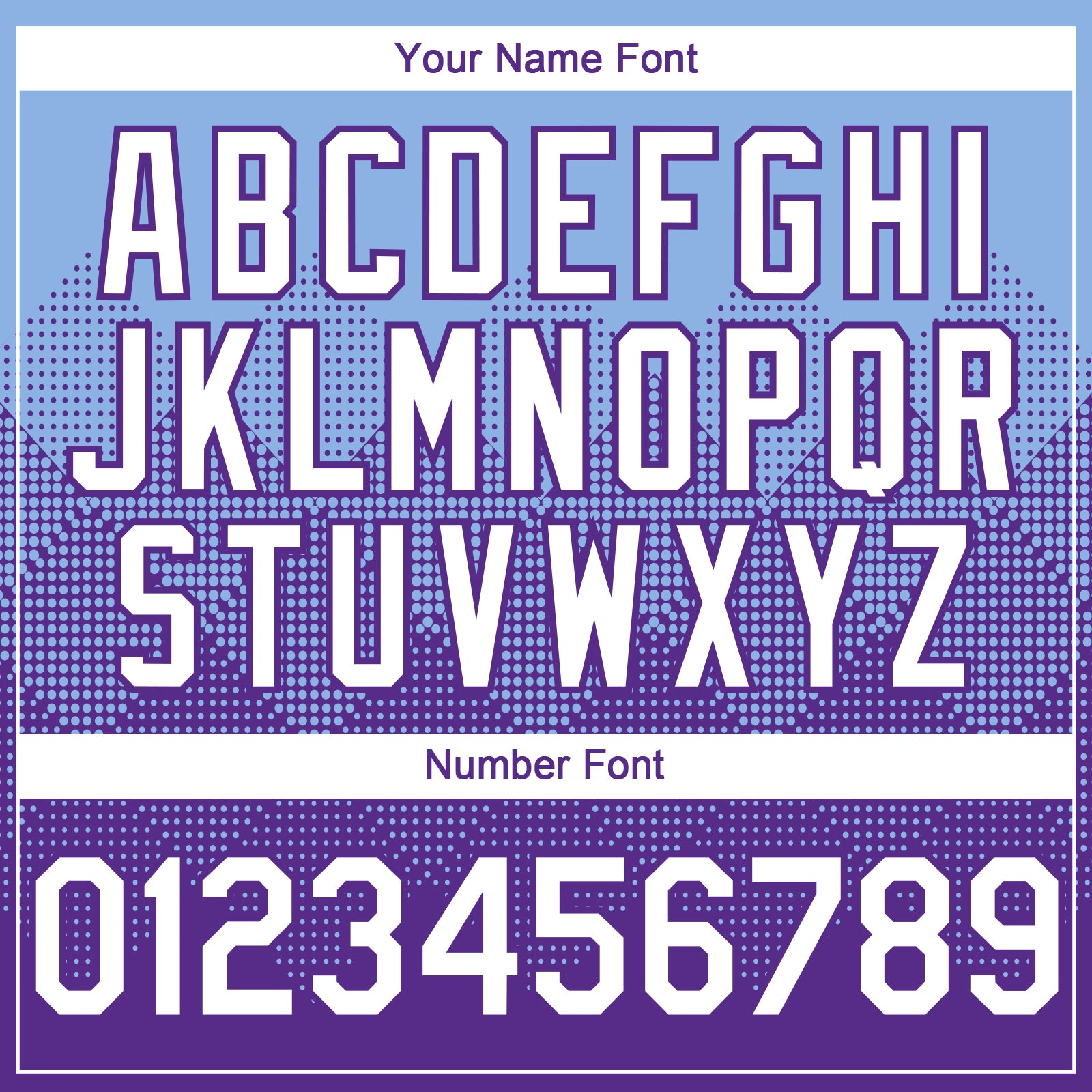 Custom Light Blue White-Purple 3D Gradient Square Shape Authentic Baseball Jersey - Sky-Custom