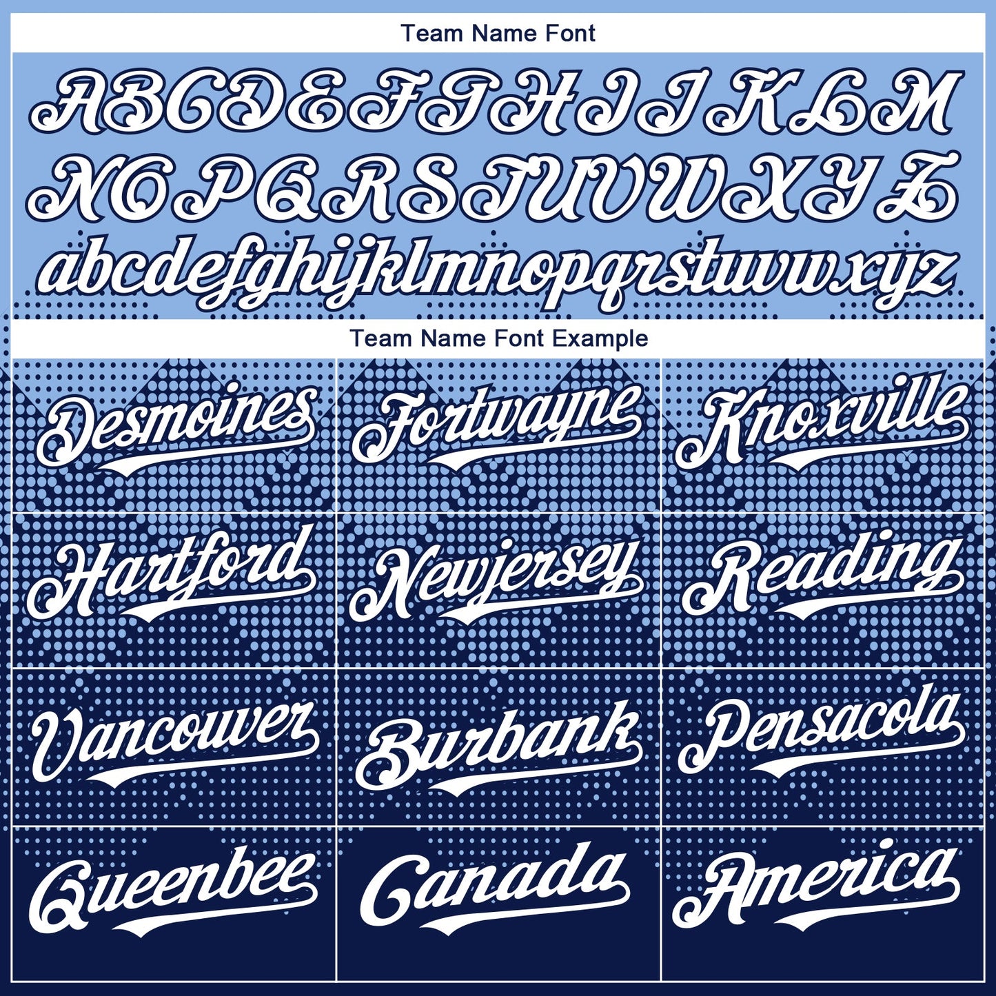 Custom Light Blue White-Navy 3D Gradient Square Shape Authentic Baseball Jersey - Sky-Custom