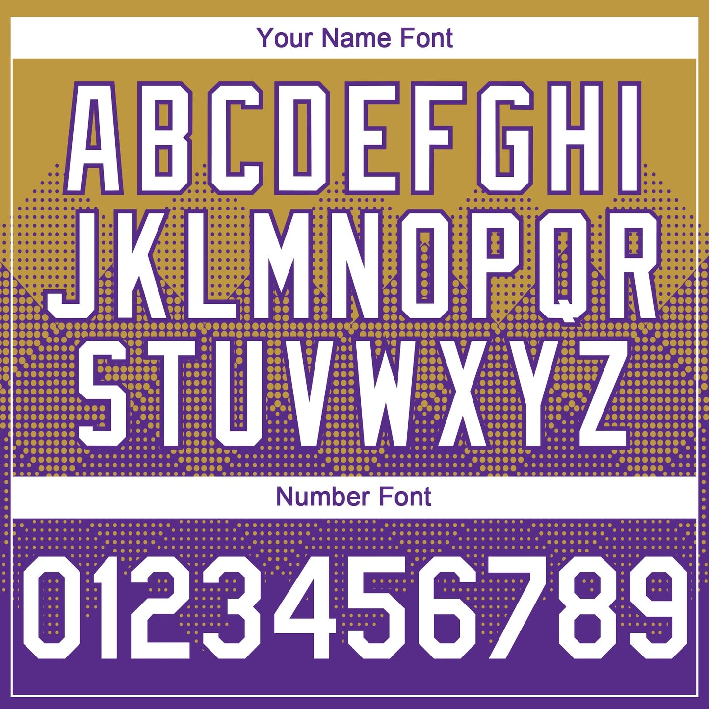 Custom Old Gold White-Purple 3D Gradient Square Shape Authentic Baseball Jersey - Sky-Custom