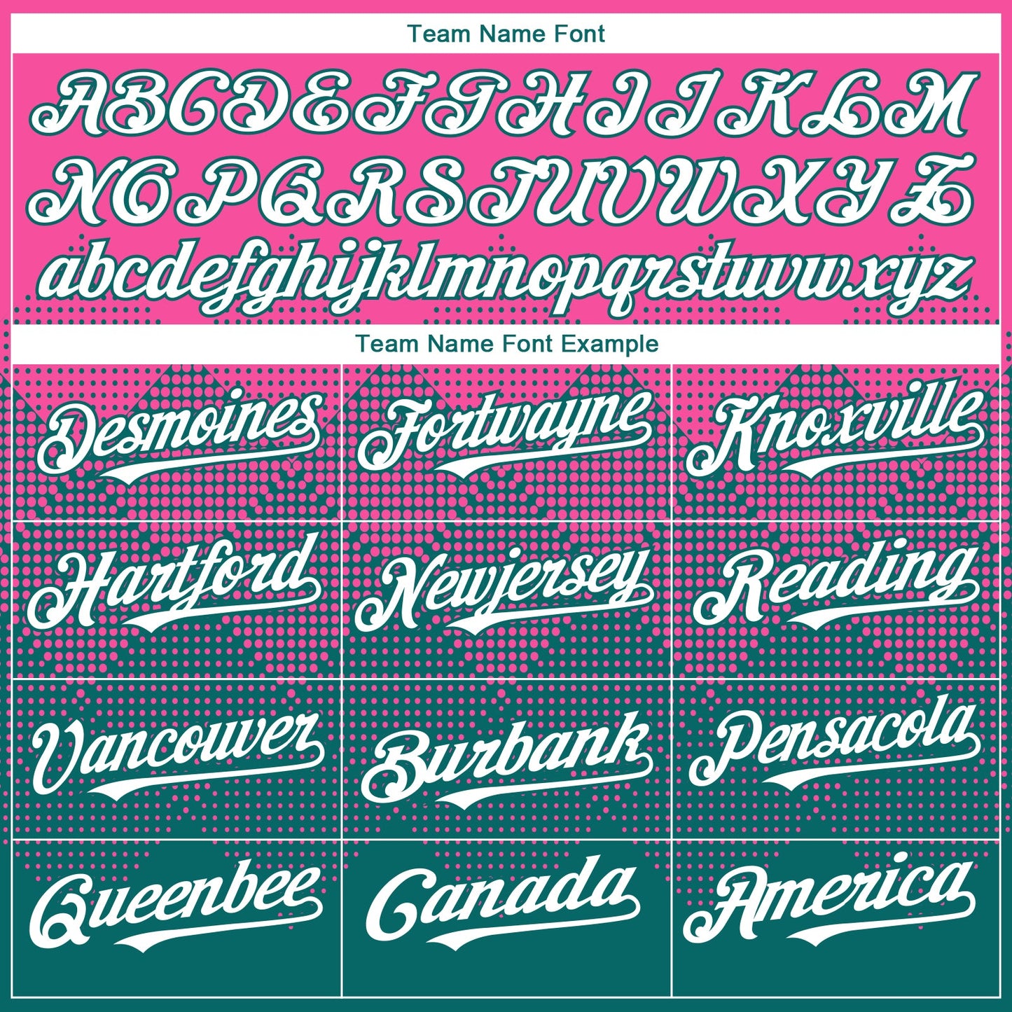 Custom Pink White-Teal 3D Gradient Square Shape Authentic Baseball Jersey - Sky-Custom