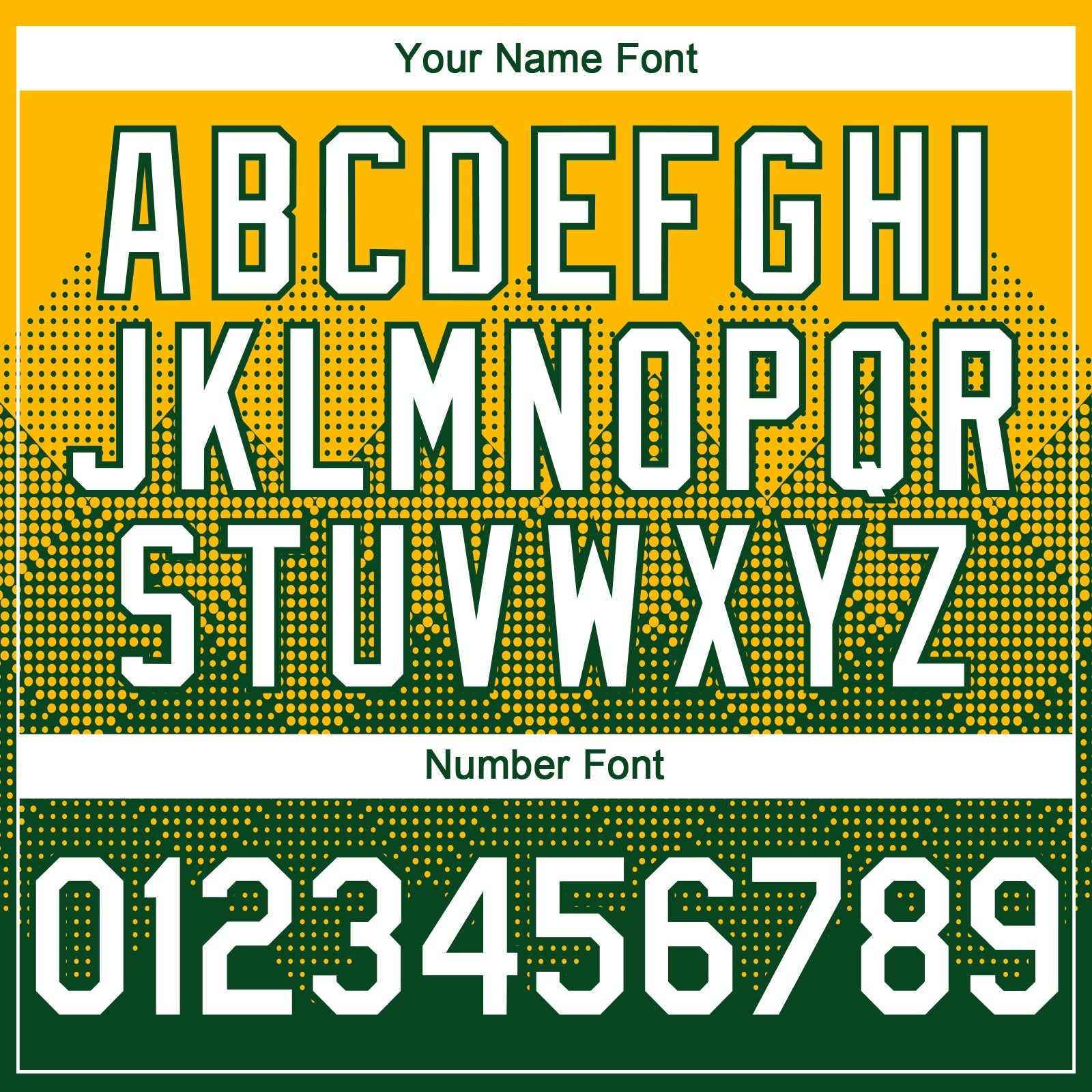 Custom Gold White-Green 3D Gradient Square Shape Authentic Baseball Jersey - Sky-Custom