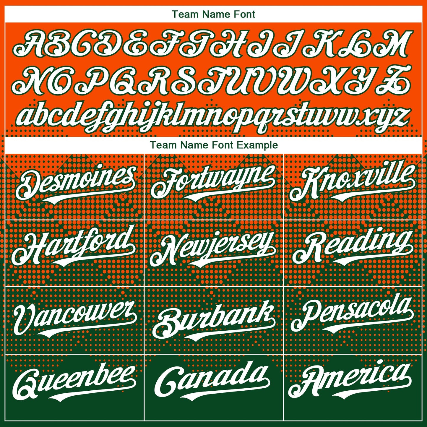 Custom Orange White-Green 3D Gradient Square Shape Authentic Baseball Jersey - Sky-Custom