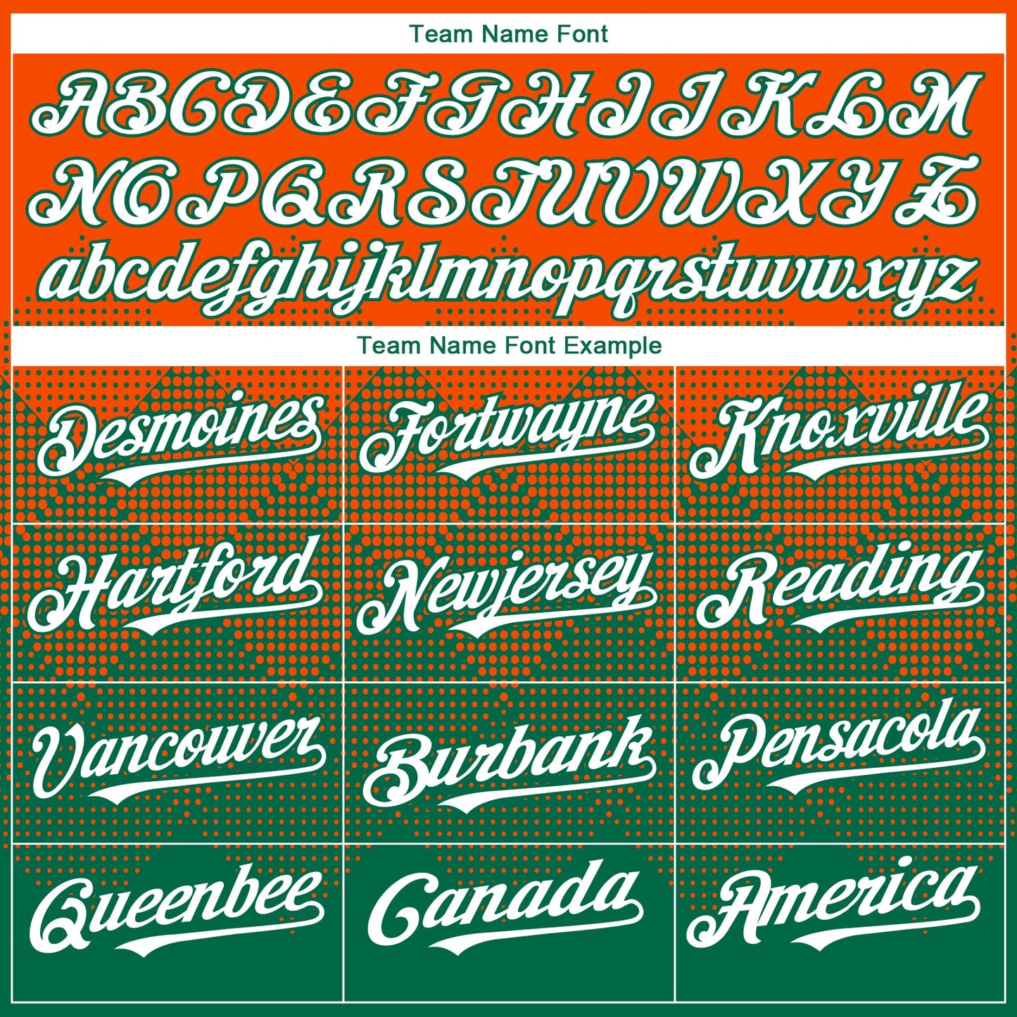 Custom Orange White-Kelly Green 3D Gradient Square Shape Authentic Baseball Jersey - Sky-Custom