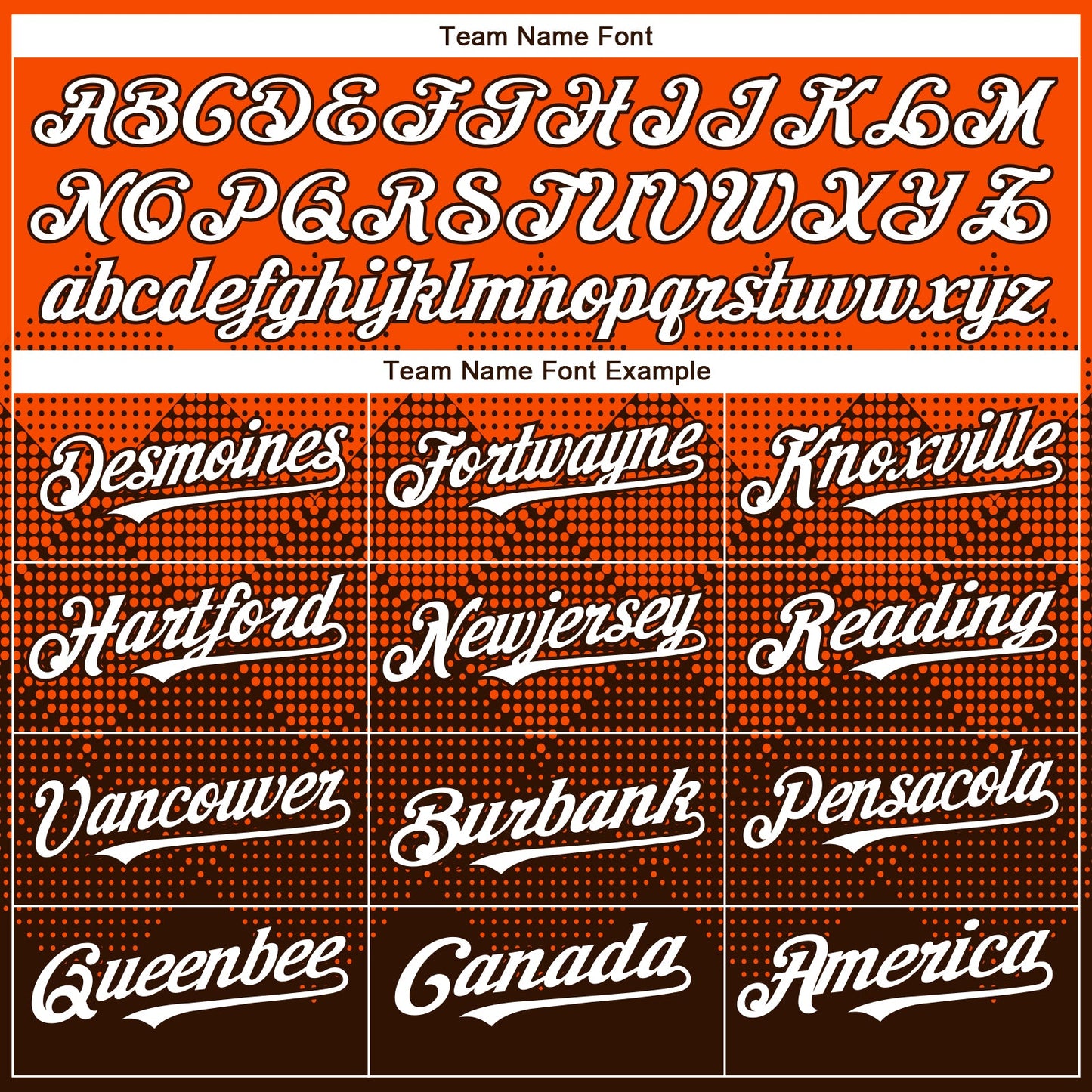 Custom Orange White-Brown 3D Gradient Square Shape Authentic Baseball Jersey - Sky-Custom