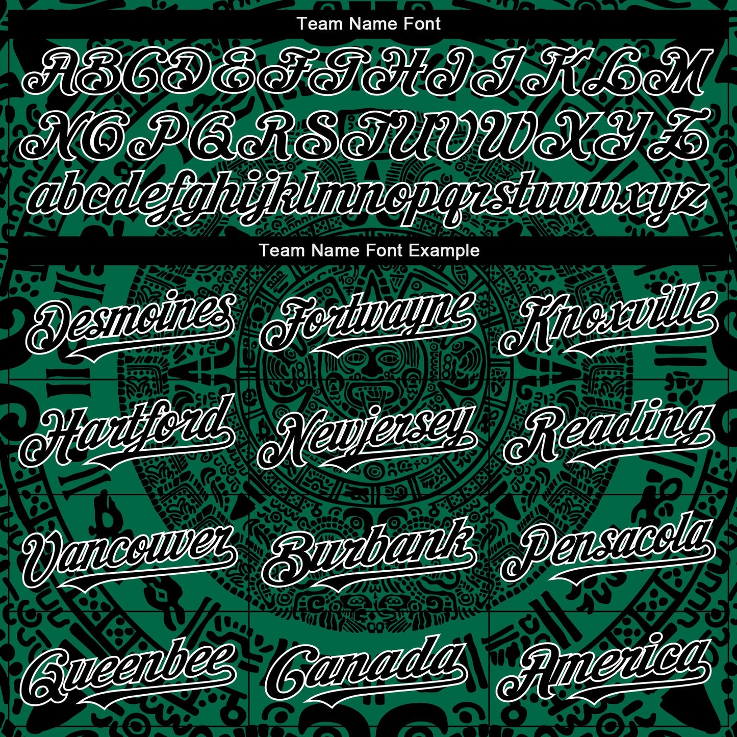 Custom Kelly Green Black-White 3D Mexico Authentic Baseball Jersey - Sky-Custom