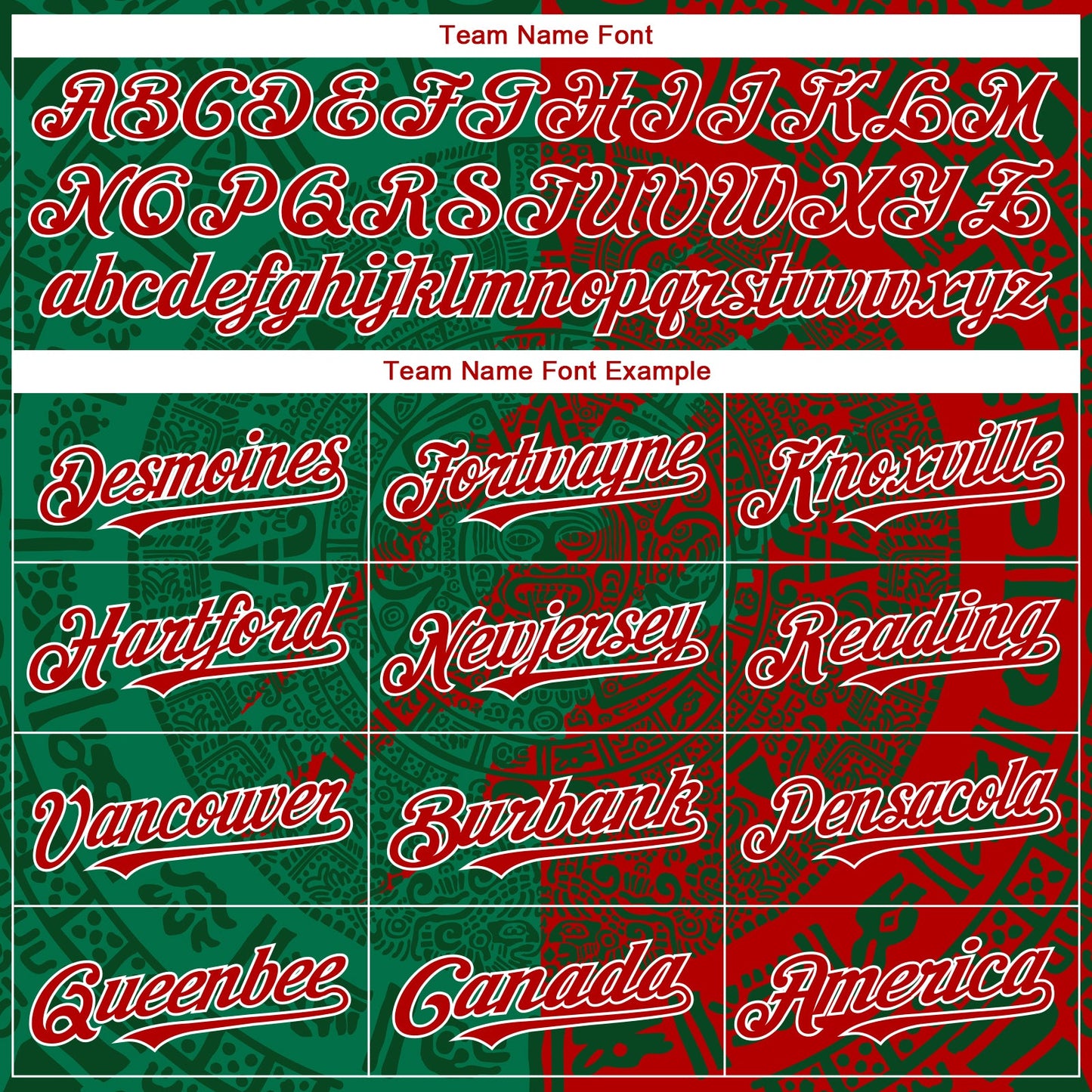Custom Red Green Kelly Green-White 3D Mexico Scratch Authentic Baseball Jersey - Sky-Custom