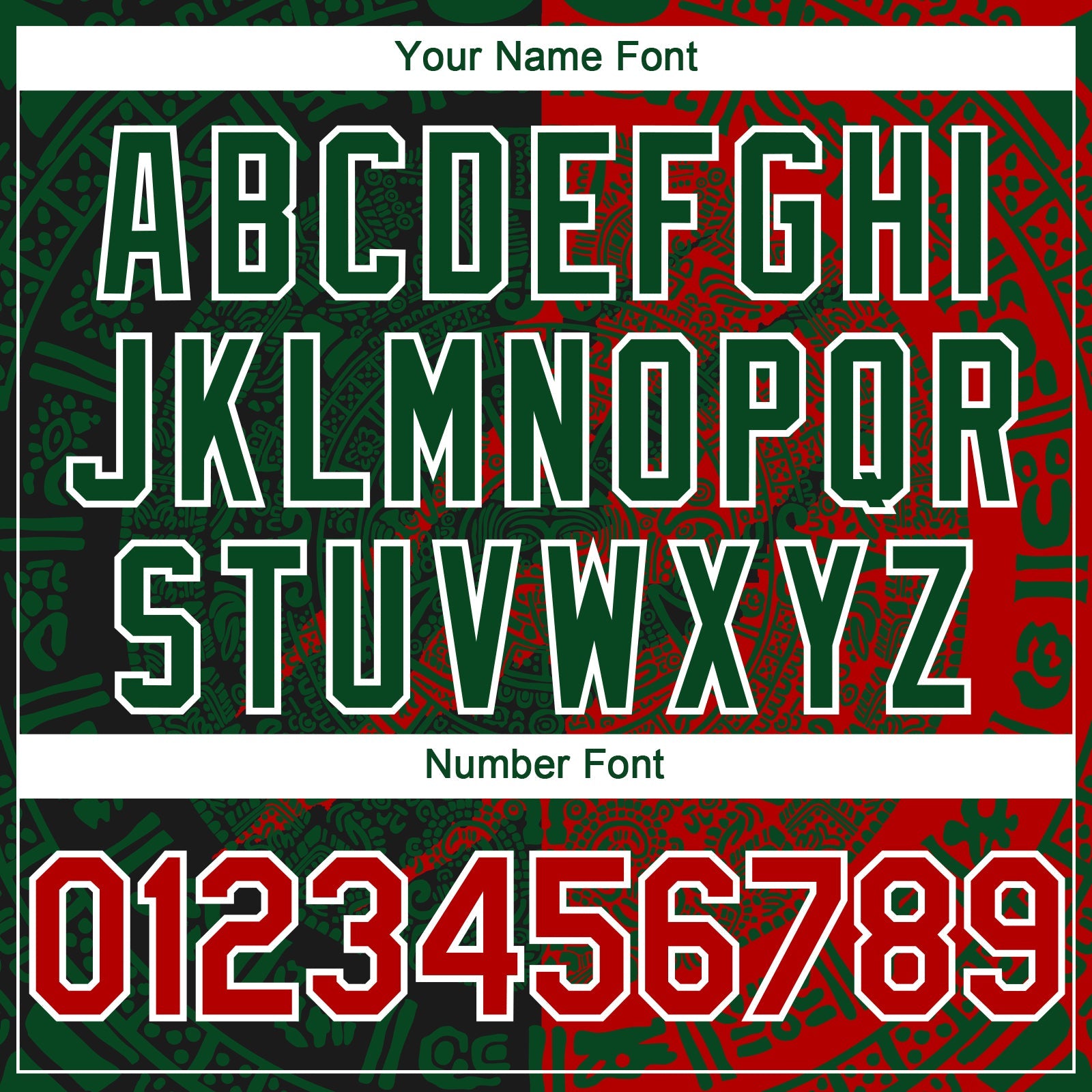 Custom Red Green-White 3D Mexico Scratch Authentic Baseball Jersey - Sky-Custom