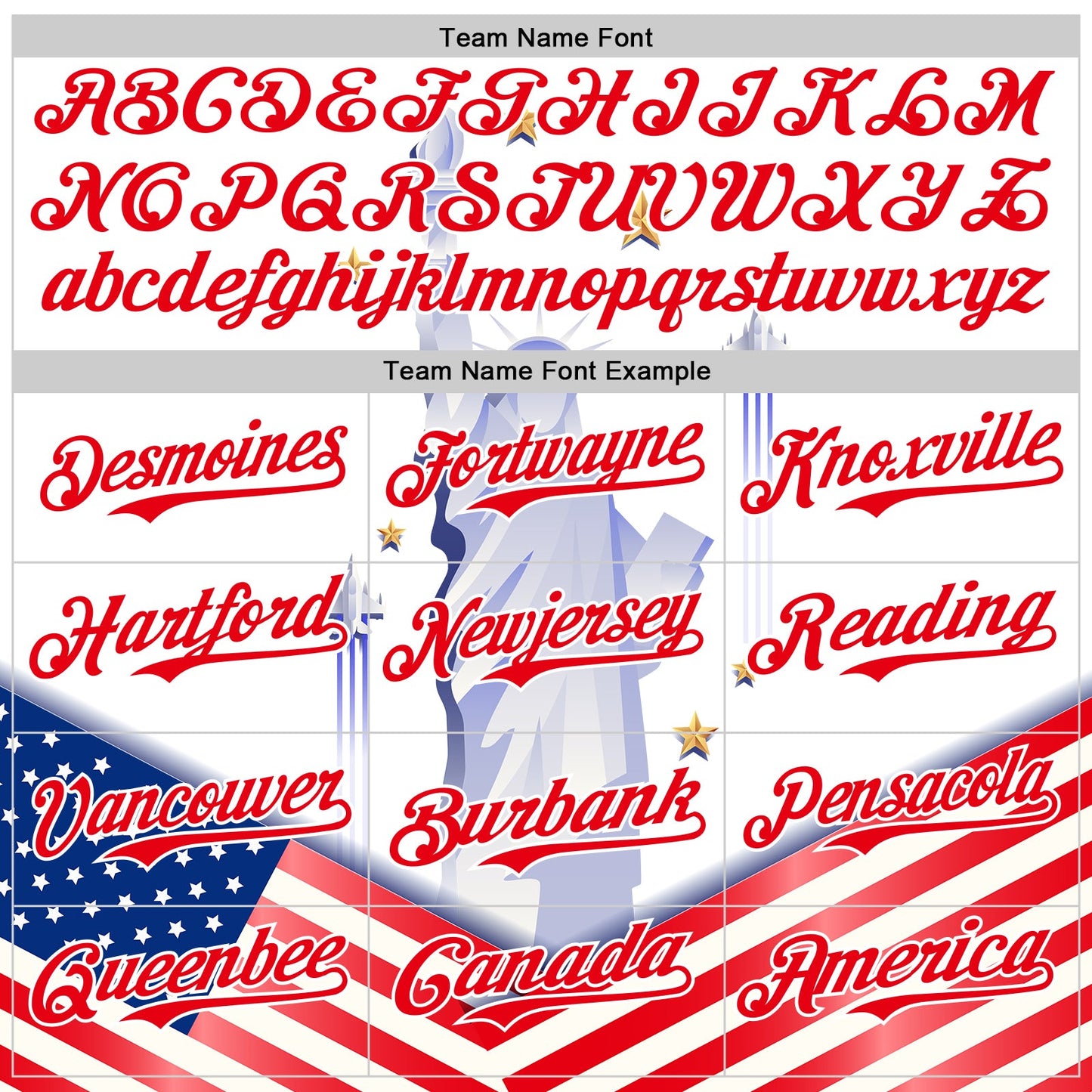 Custom White Fire Red 3D Patriotic American Flag And Statue of Liberty Authentic Baseball Jersey - Sky-Custom