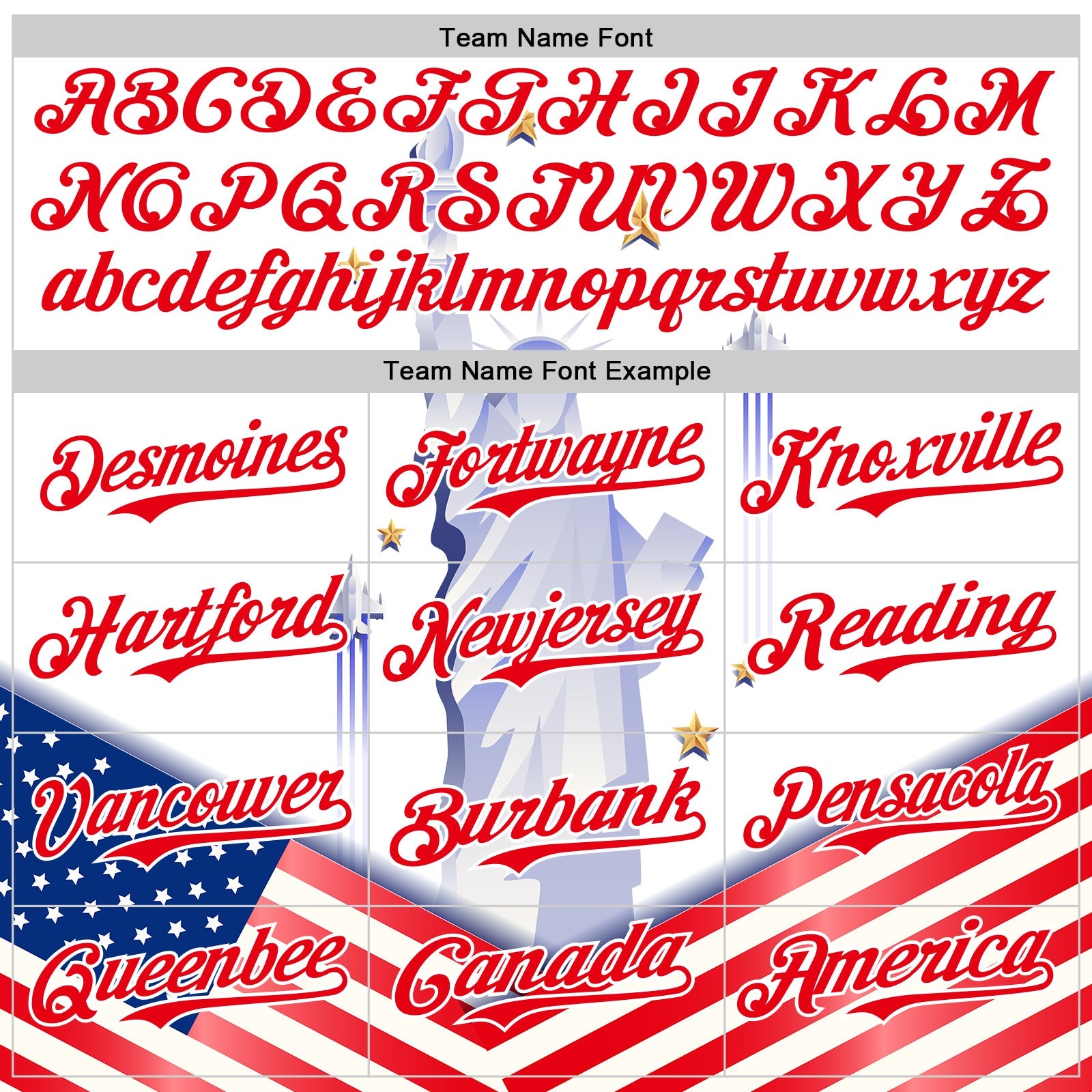 Custom White Fire Red 3D Patriotic American Flag And Statue of Liberty Authentic Baseball Jersey - Sky-Custom