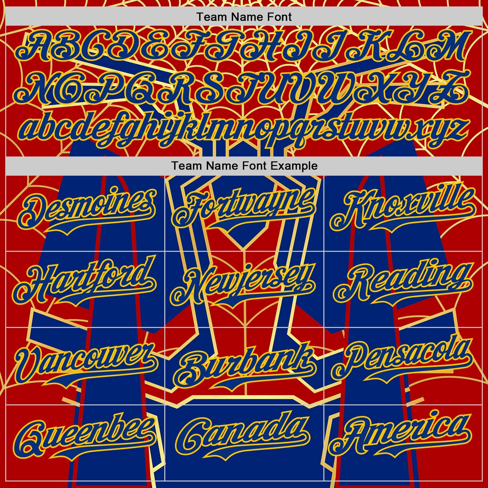 Custom Royal Yellow 3D Pattern Design Superhero Spiderman Authentic Baseball Jersey - Sky-Custom
