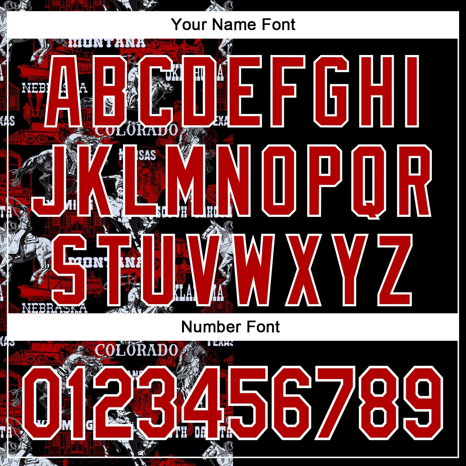 Custom Black Red-White 3D Pattern Design Patriotic American Spirit Rodeo Cowboy Authentic Baseball Jersey - Sky-Custom