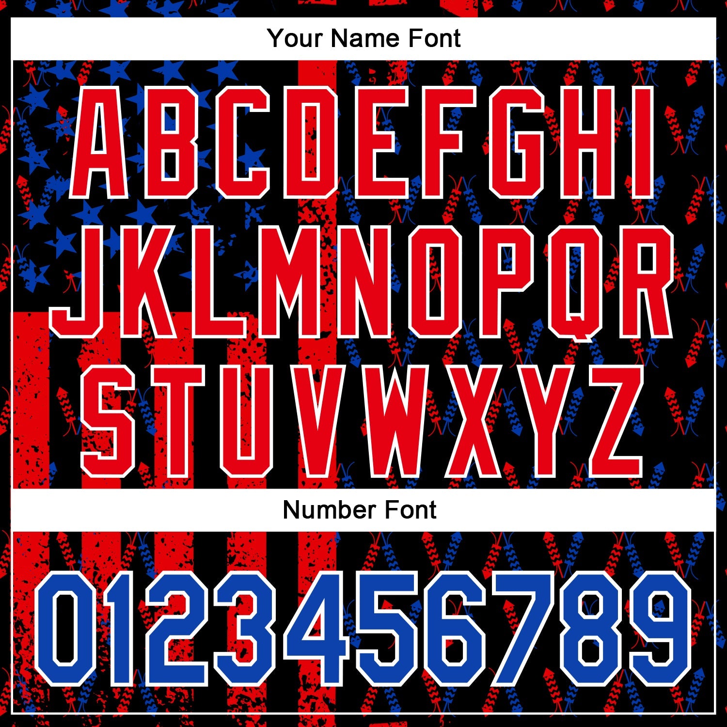 Custom Black Thunder Blue Fire Red-White 3D Patriotic American Flag Authentic Baseball Jersey - Sky-Custom
