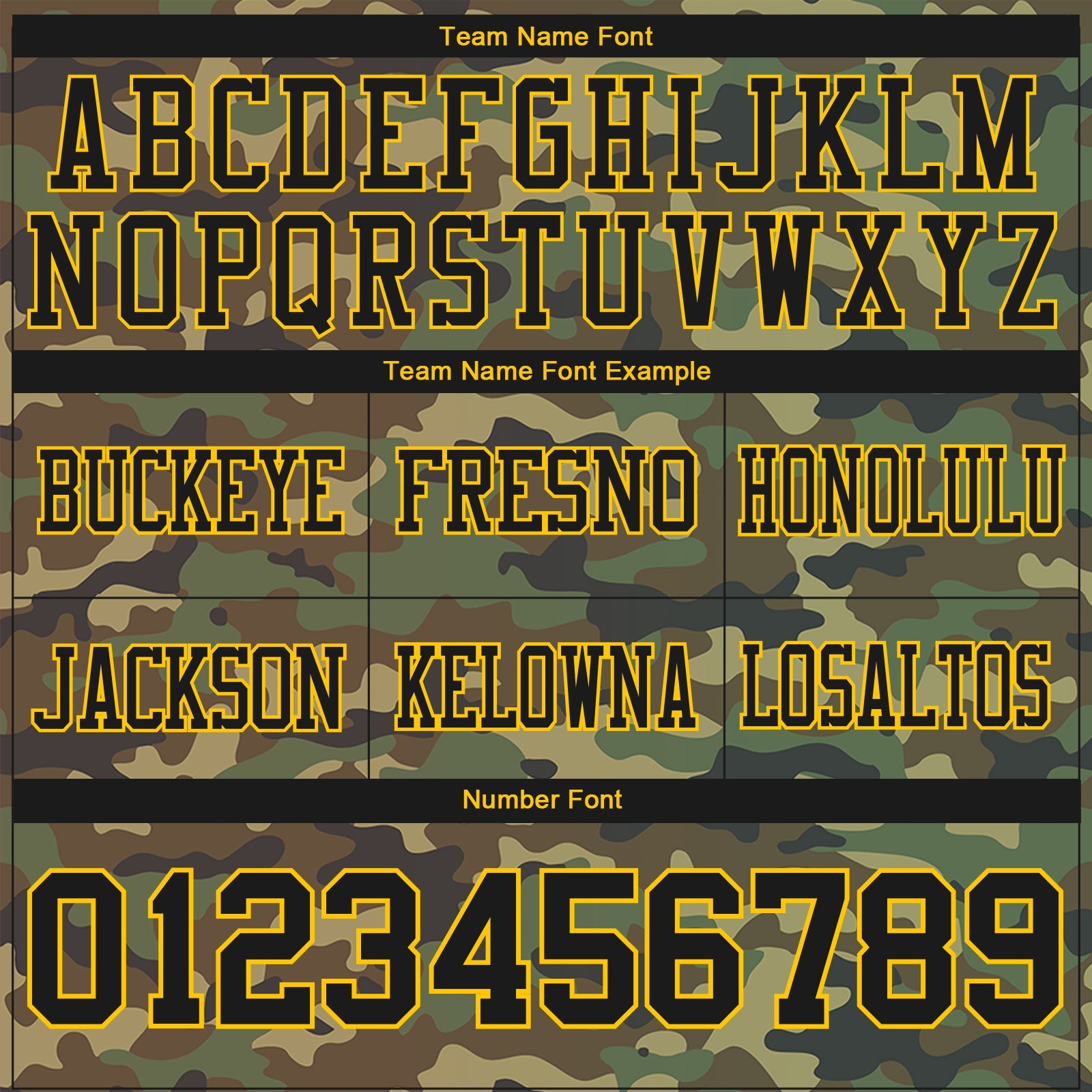 Custom Camo Black-Yellow 3D Pattern Salute To Service Mesh Authentic Football Jersey - Sky-Custom