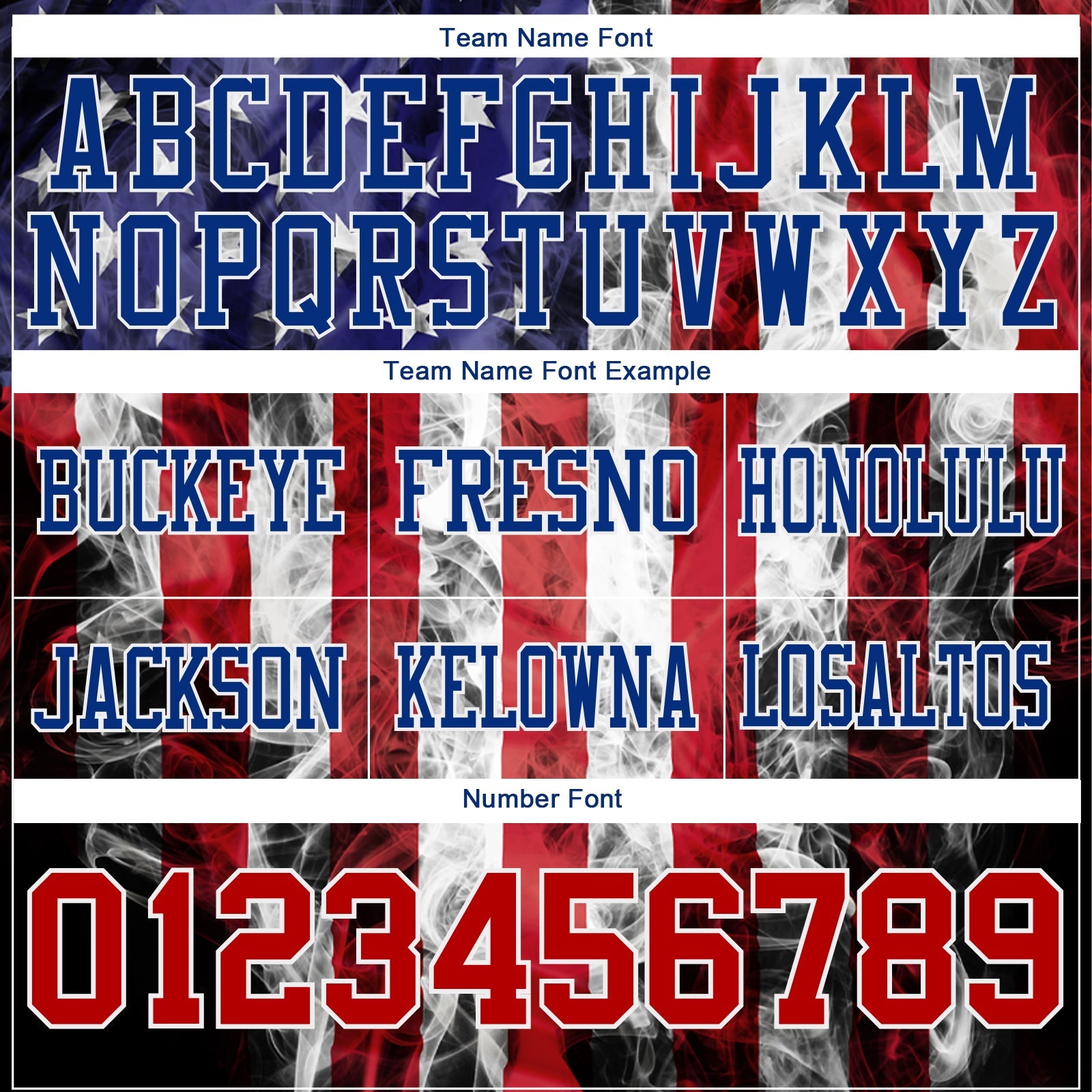 Custom Black Red Royal-White 3D Pattern American Flag Mesh Authentic Football Jersey - Sky-Custom