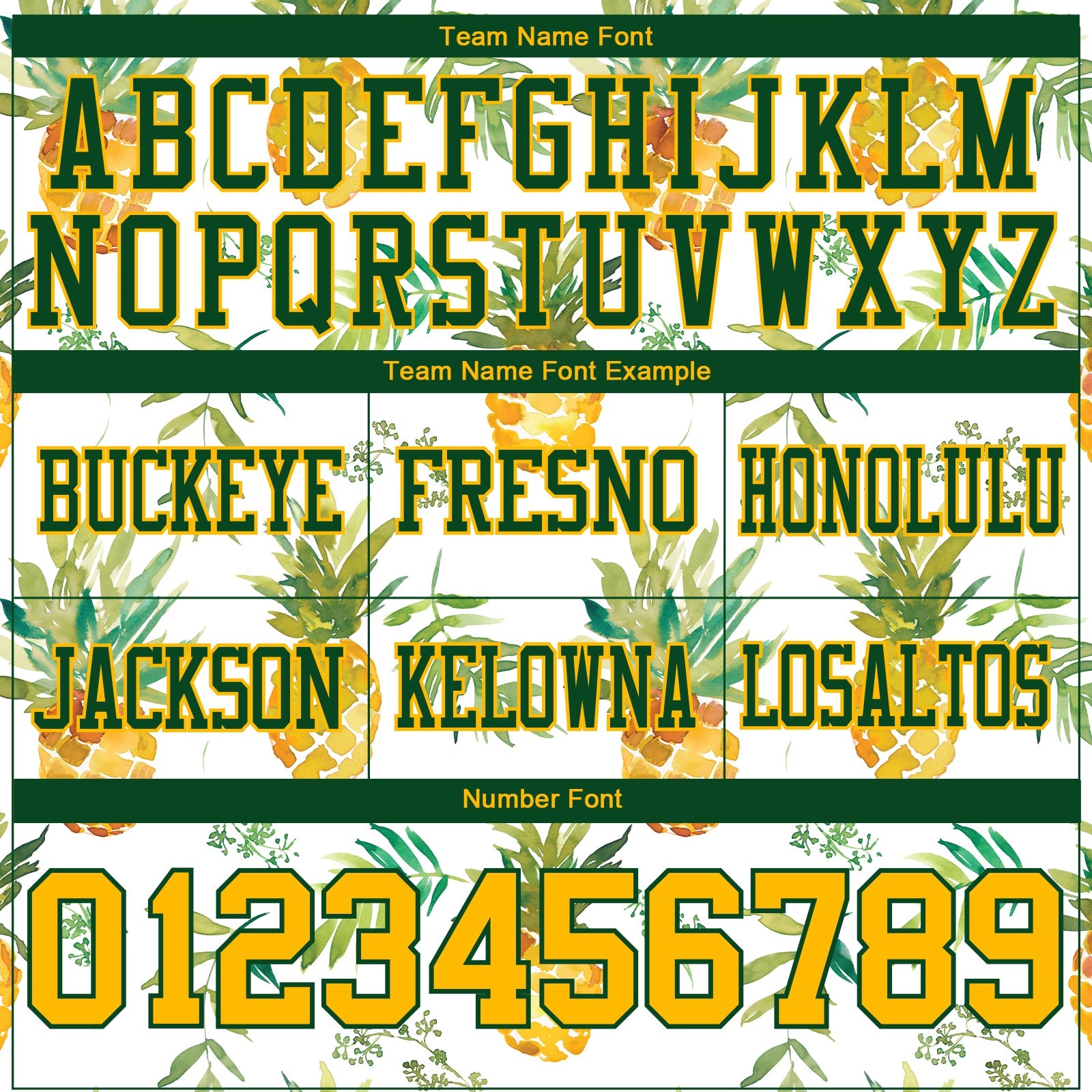 Custom White Gold-Green 3D Pattern Fruit Pineapple Mesh Authentic Football Jersey - Sky-Custom