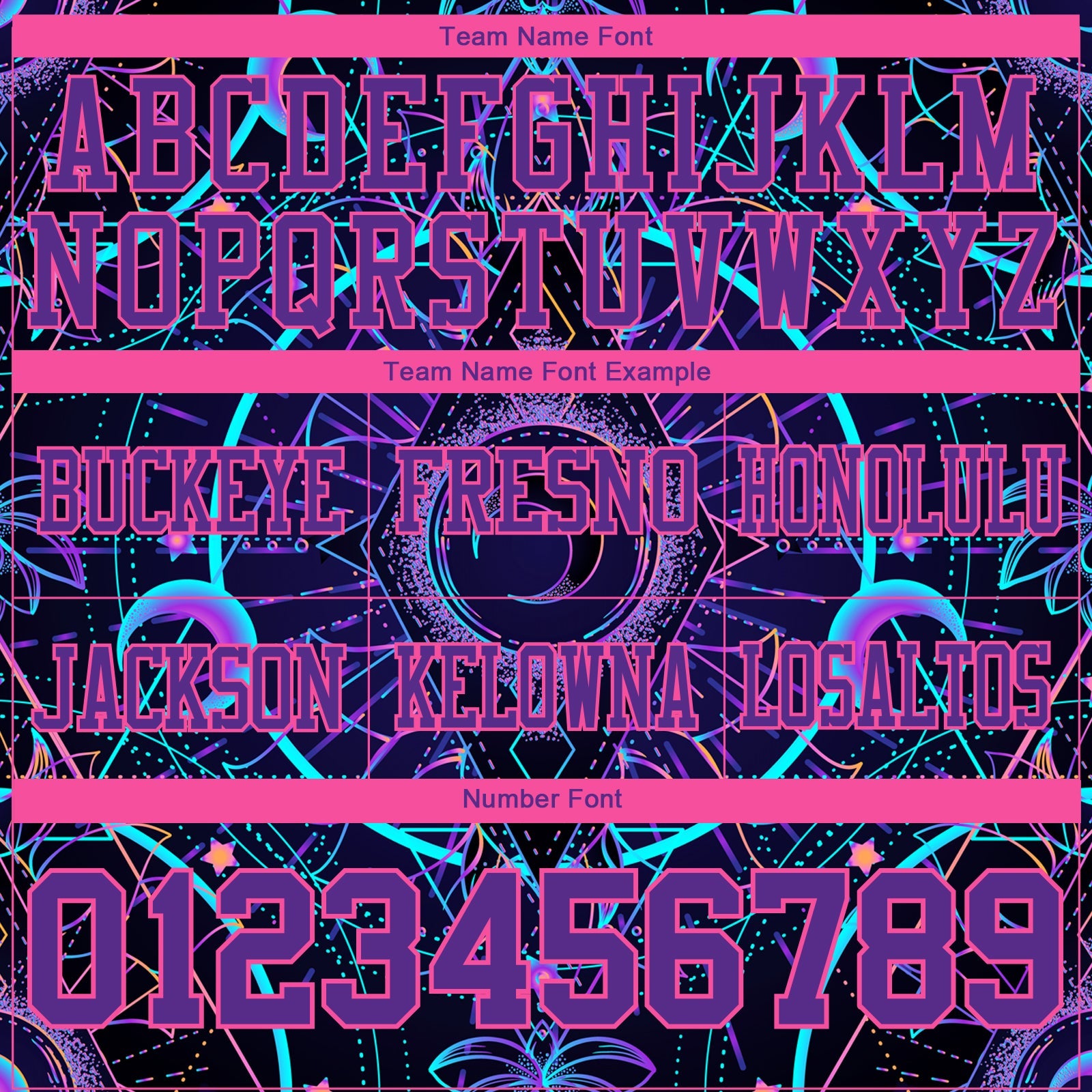 Custom Black Purple-Pink 3D Pattern Magic Mushrooms Over Sacred Geometry Psychedelic Hallucination Mesh Authentic Football Jersey - Sky-Custom