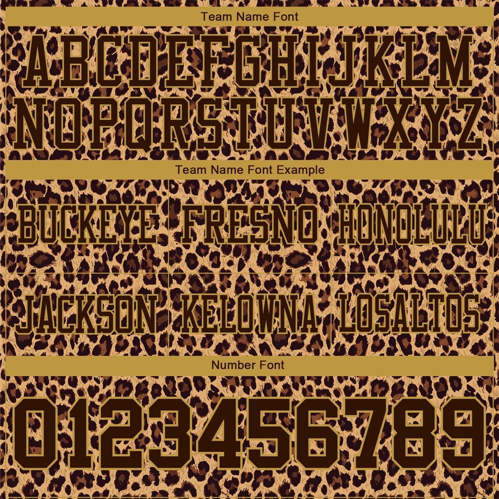 Custom Brown Old Gold 3D Pattern Leopard Print Mesh Authentic Football Jersey - Sky-Custom