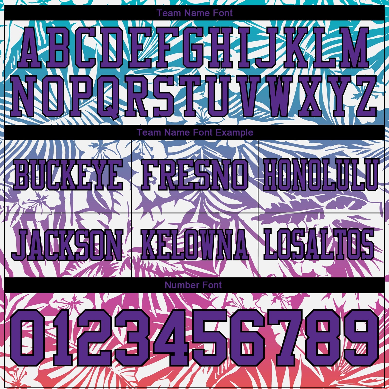 Custom White Purple-Black 3D Pattern Tropical Hawaii Jungle Leaves Mesh Authentic Football Jersey - Sky-Custom