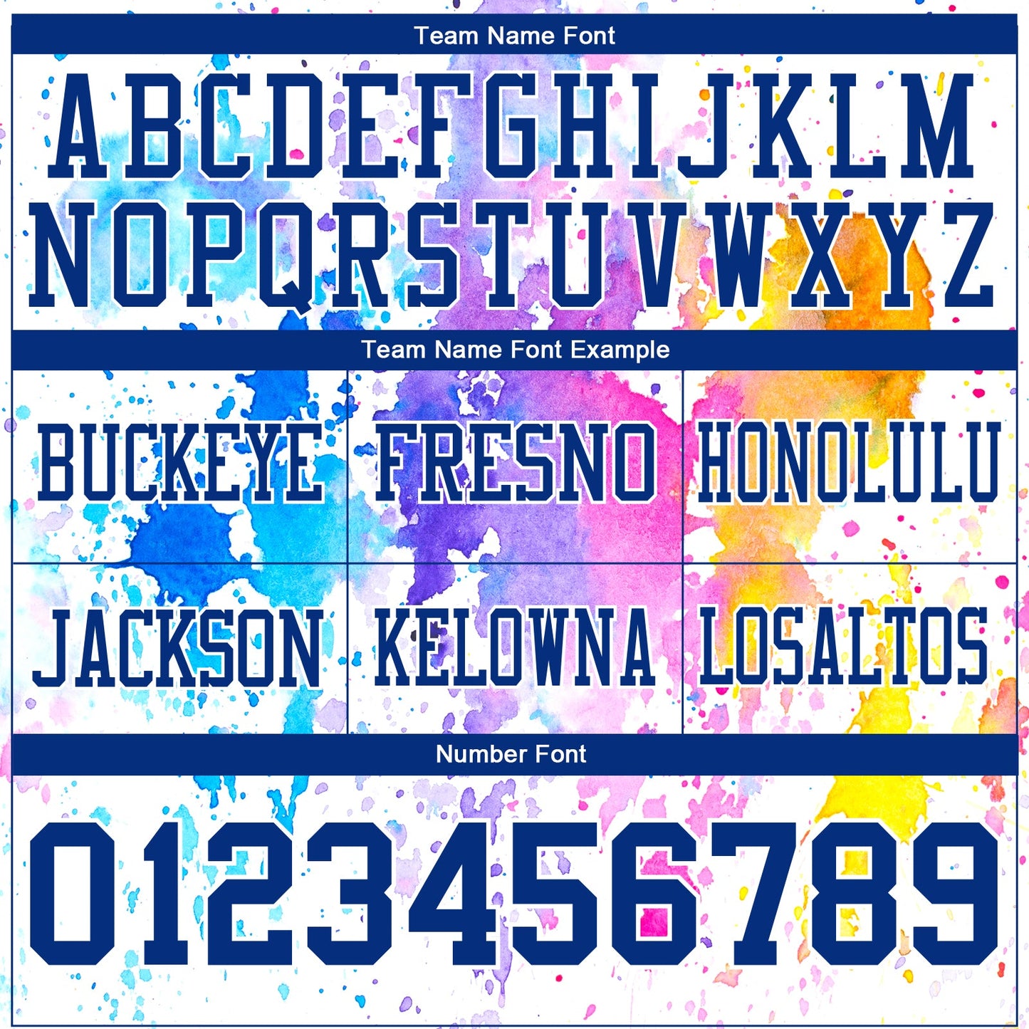 Custom White Royal 3D Pattern Watercolor Splash Mesh Authentic Football Jersey - Sky-Custom