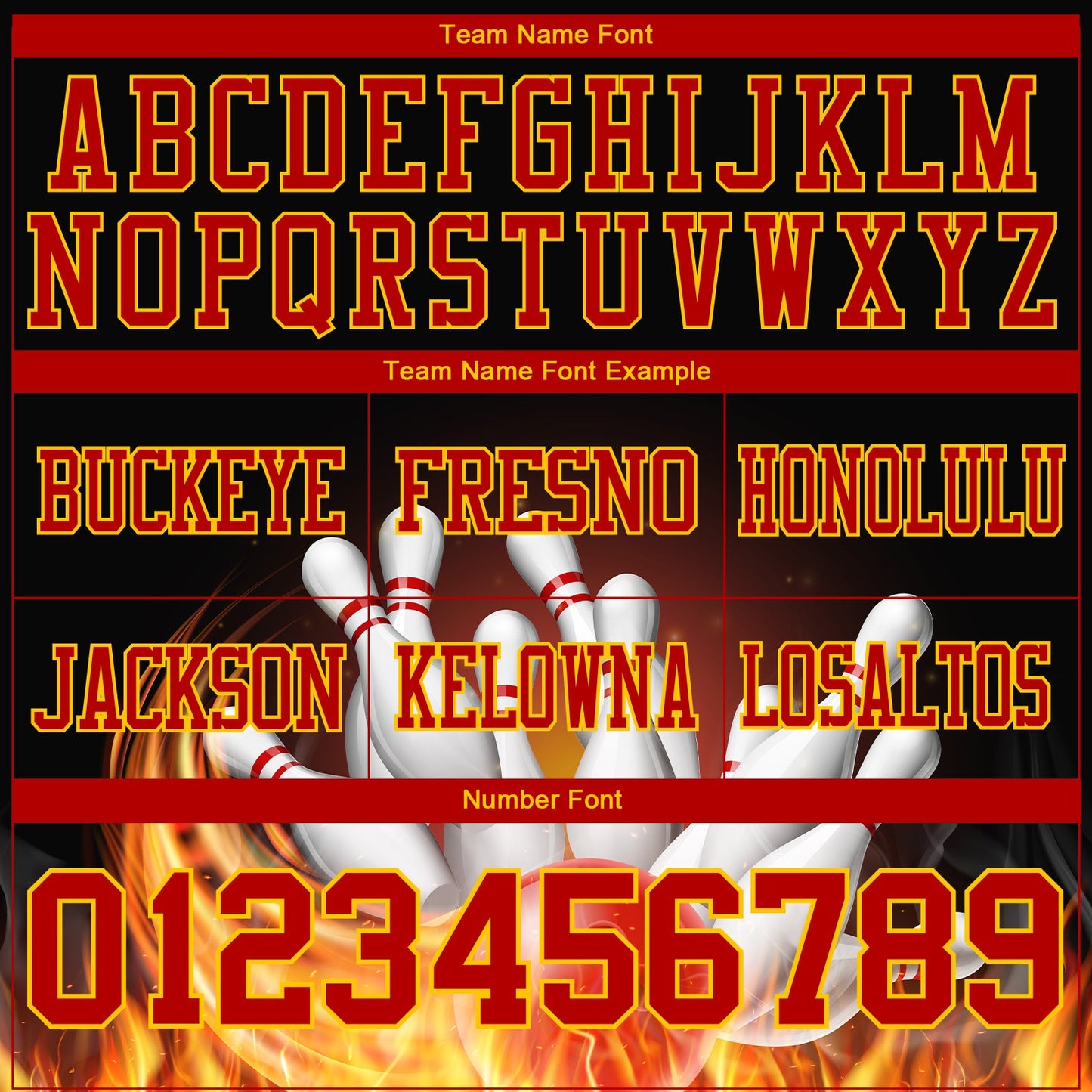 Custom Black Red-Yellow 3D Pattern Flame Bowling Mesh Authentic Football Jersey - Sky-Custom