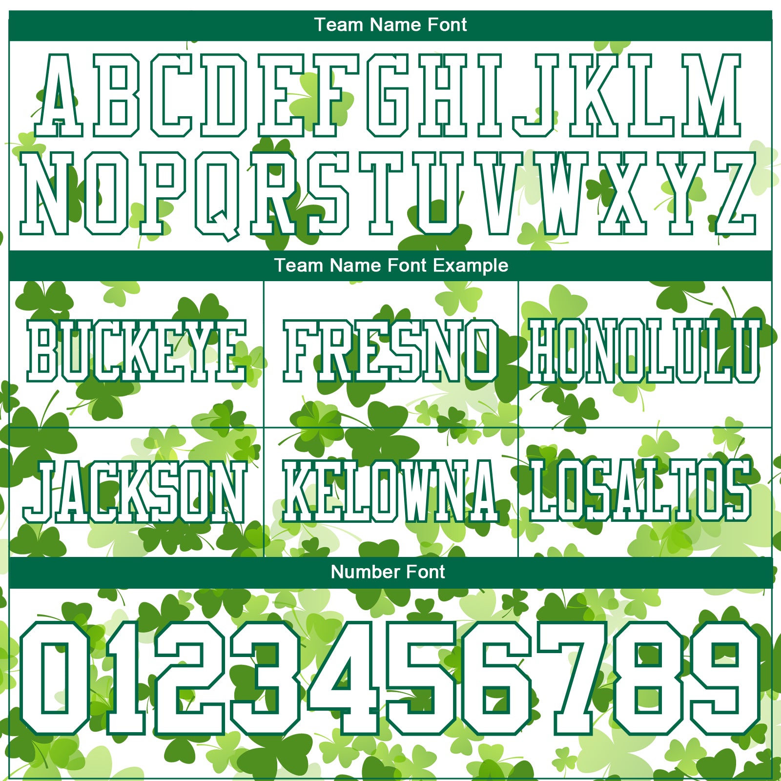 Custom White Kelly Green 3D Pattern St. Patrick's Day Mesh Authentic Football Jersey - Sky-Custom