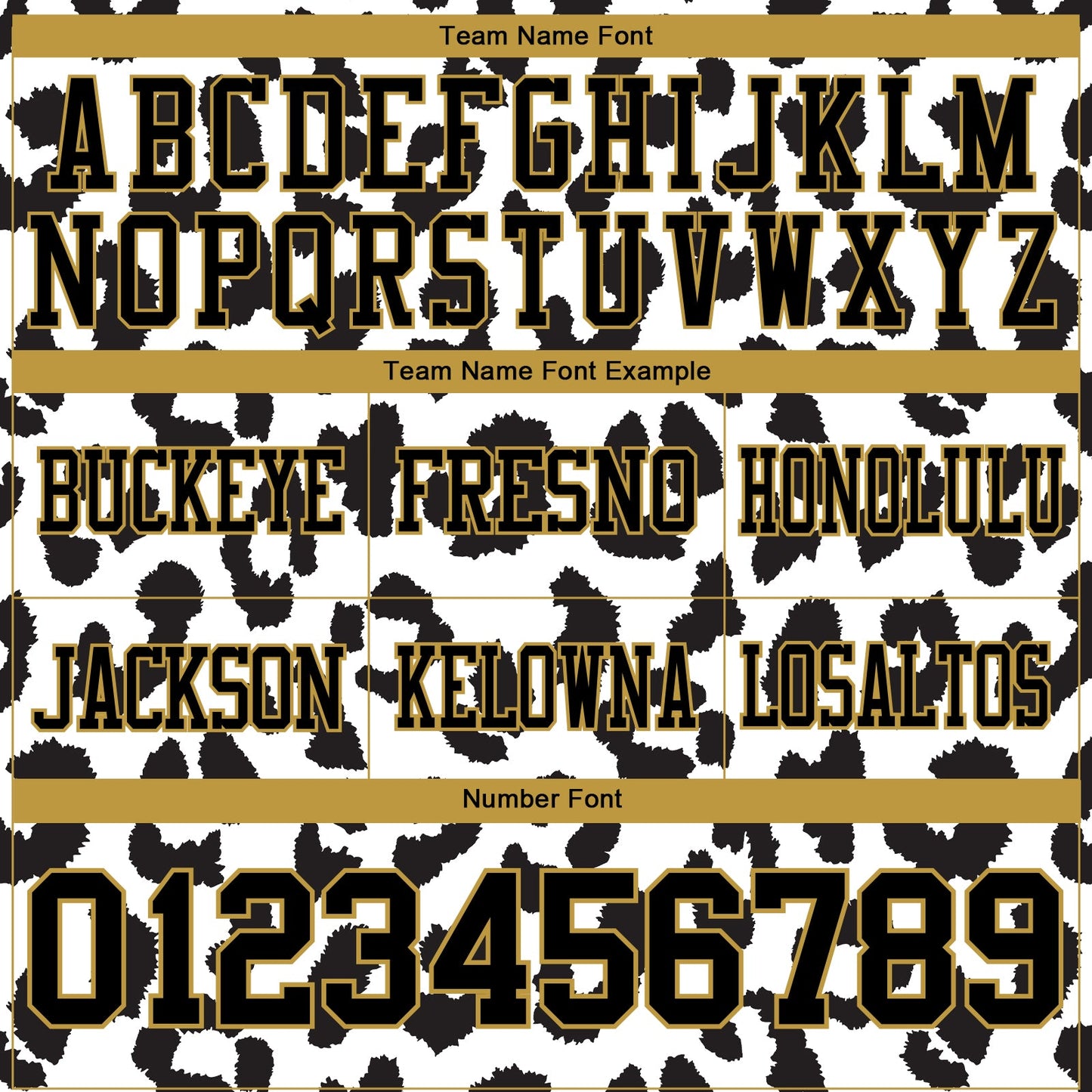 Custom White Black-Old Gold 3D Pattern Leopard Print Mesh Authentic Football Jersey - Sky-Custom