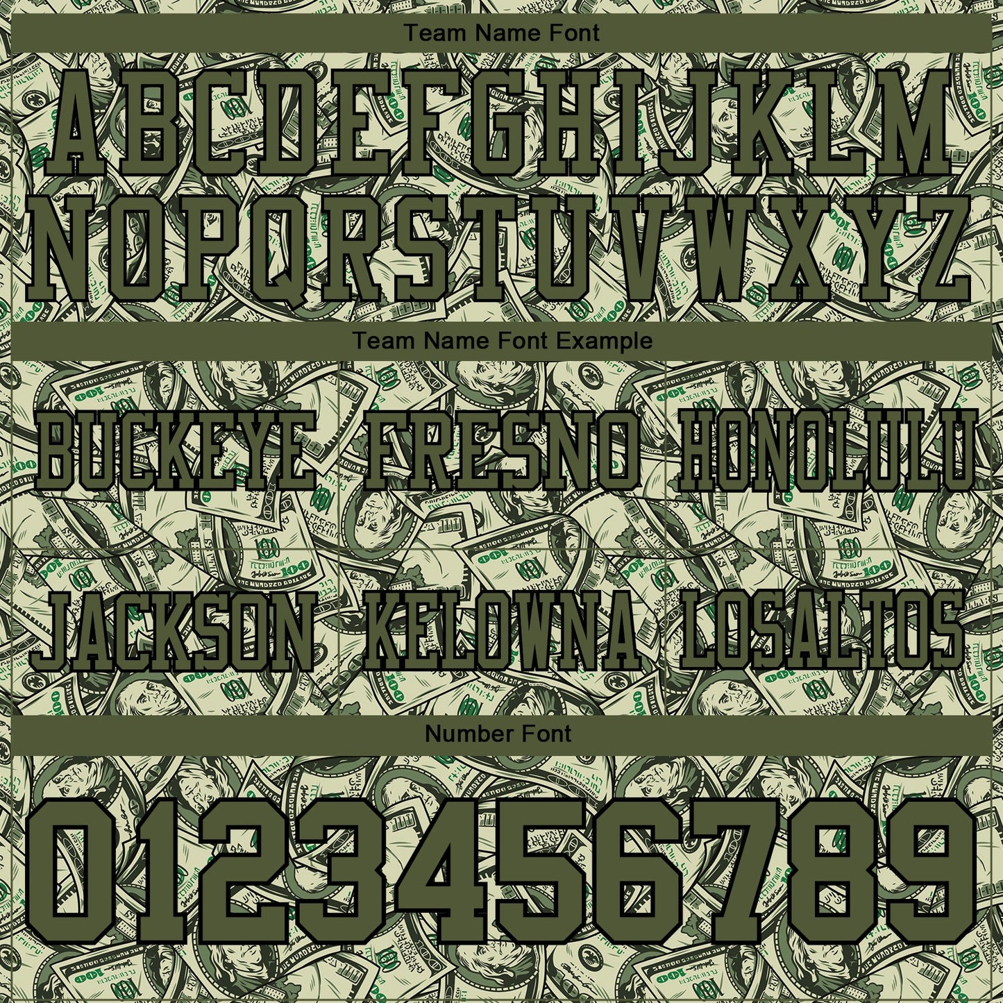 Custom Green Olive-Black 3D Pattern Dollar Mesh Authentic Football Jersey - Sky-Custom