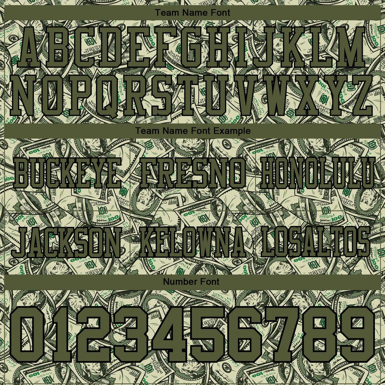 Custom Green Olive-Black 3D Pattern Dollar Mesh Authentic Football Jersey - Sky-Custom