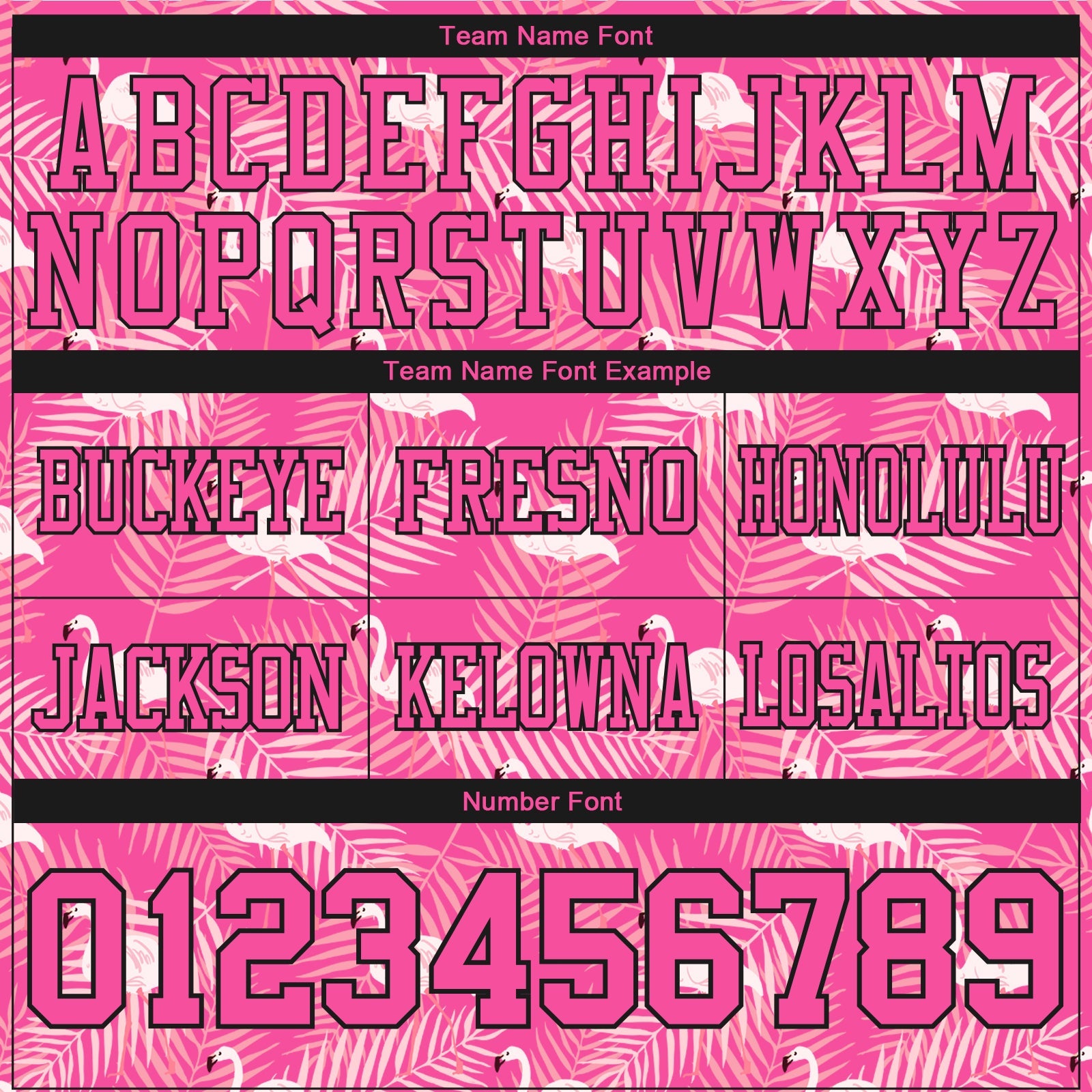 Custom Pink Black 3D Pattern Flamingo Mesh Authentic Football Jersey - Sky-Custom