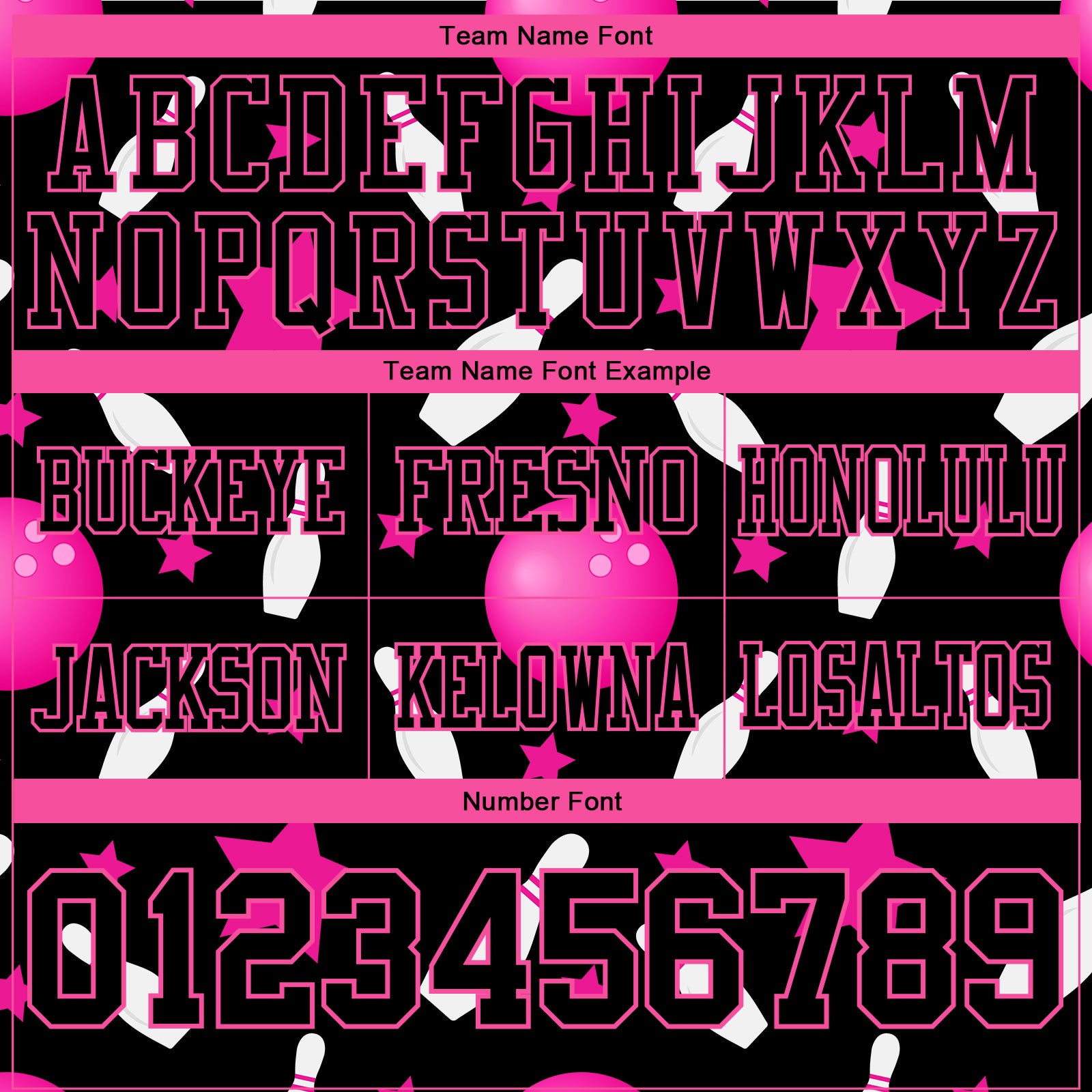 Custom Black Pink 3D Pattern Bowling Mesh Authentic Football Jersey - Sky-Custom