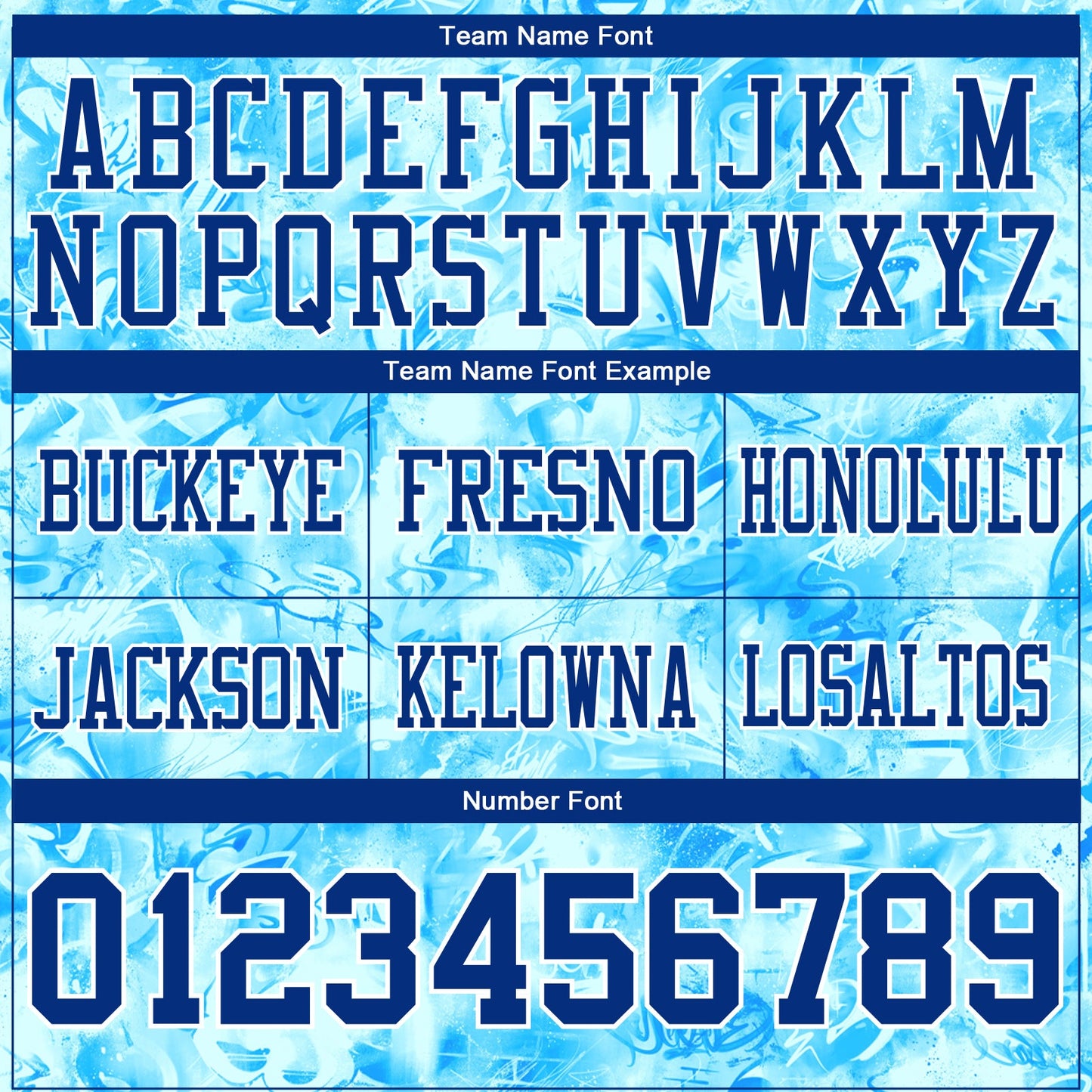 Custom Graffiti Pattern Thunder Blue-White 3D Pattern Scratch Mesh Authentic Football Jersey - Sky-Custom