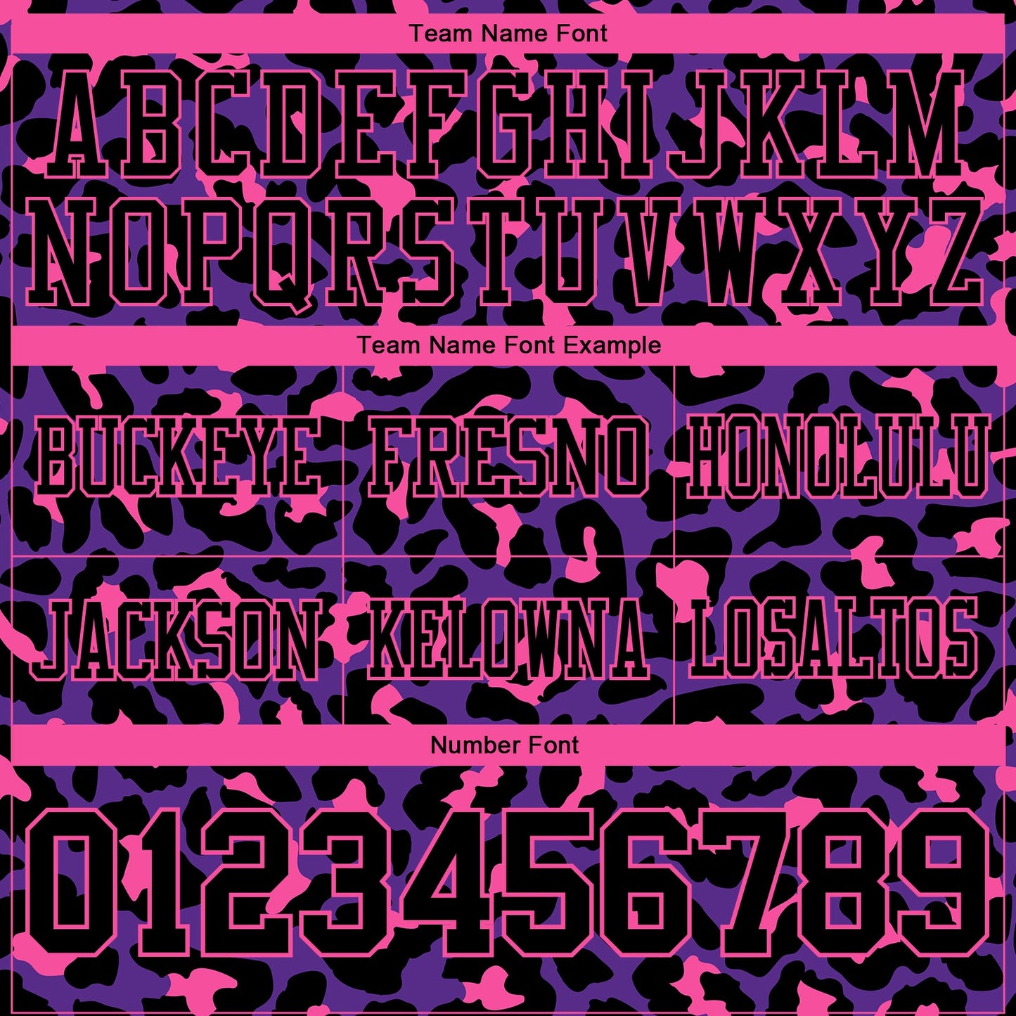 Custom Purple Black-Pink 3D Pattern Leopard Print Mesh Authentic Football Jersey - Sky-Custom