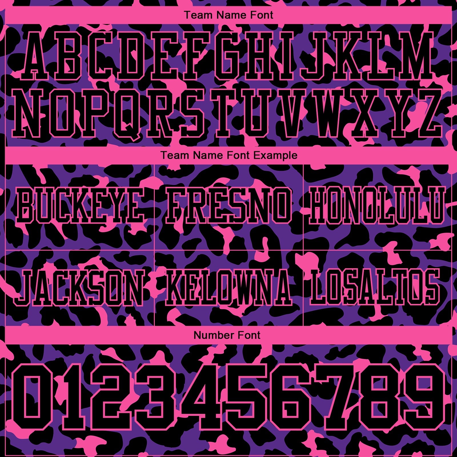 Custom Purple Black-Pink 3D Pattern Leopard Print Mesh Authentic Football Jersey - Sky-Custom