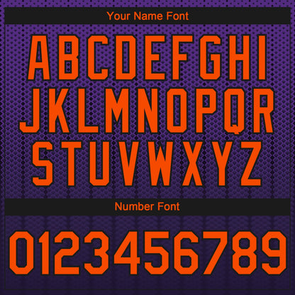 Custom Purple Orange-Black 3D Pattern Design Gradient Geometric Shape Authentic Baseball Jersey - Sky-Custom