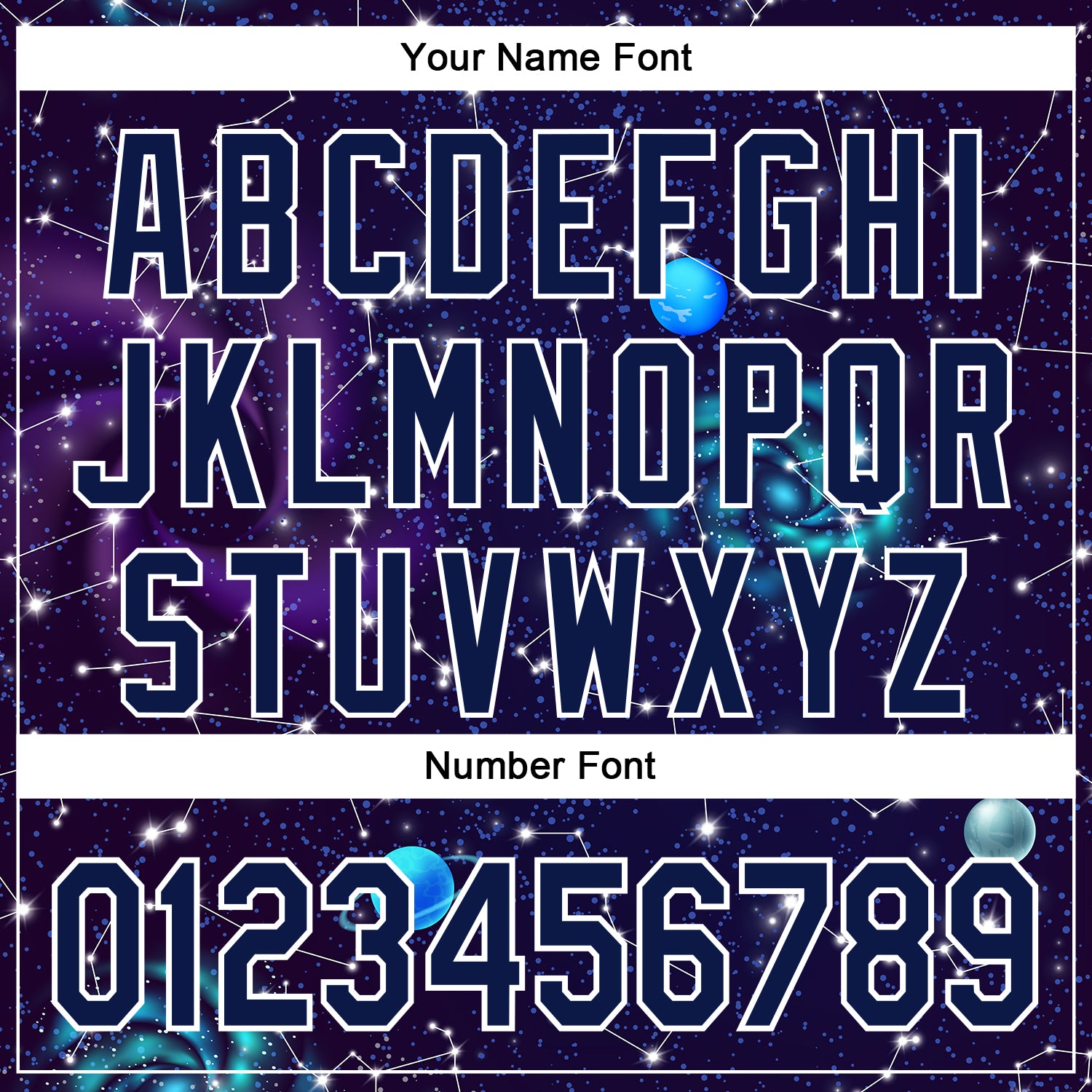 Custom Dark Purple Navy-White 3D Pattern Design Outer Space Galaxy Solar Authentic Baseball Jersey - Sky-Custom