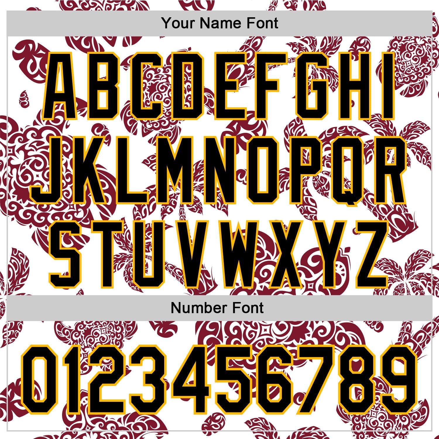 Custom White Black Crimson-Gold 3D Polynesian Style Palm Trees Islander Authentic Baseball Jersey - Sky-Custom
